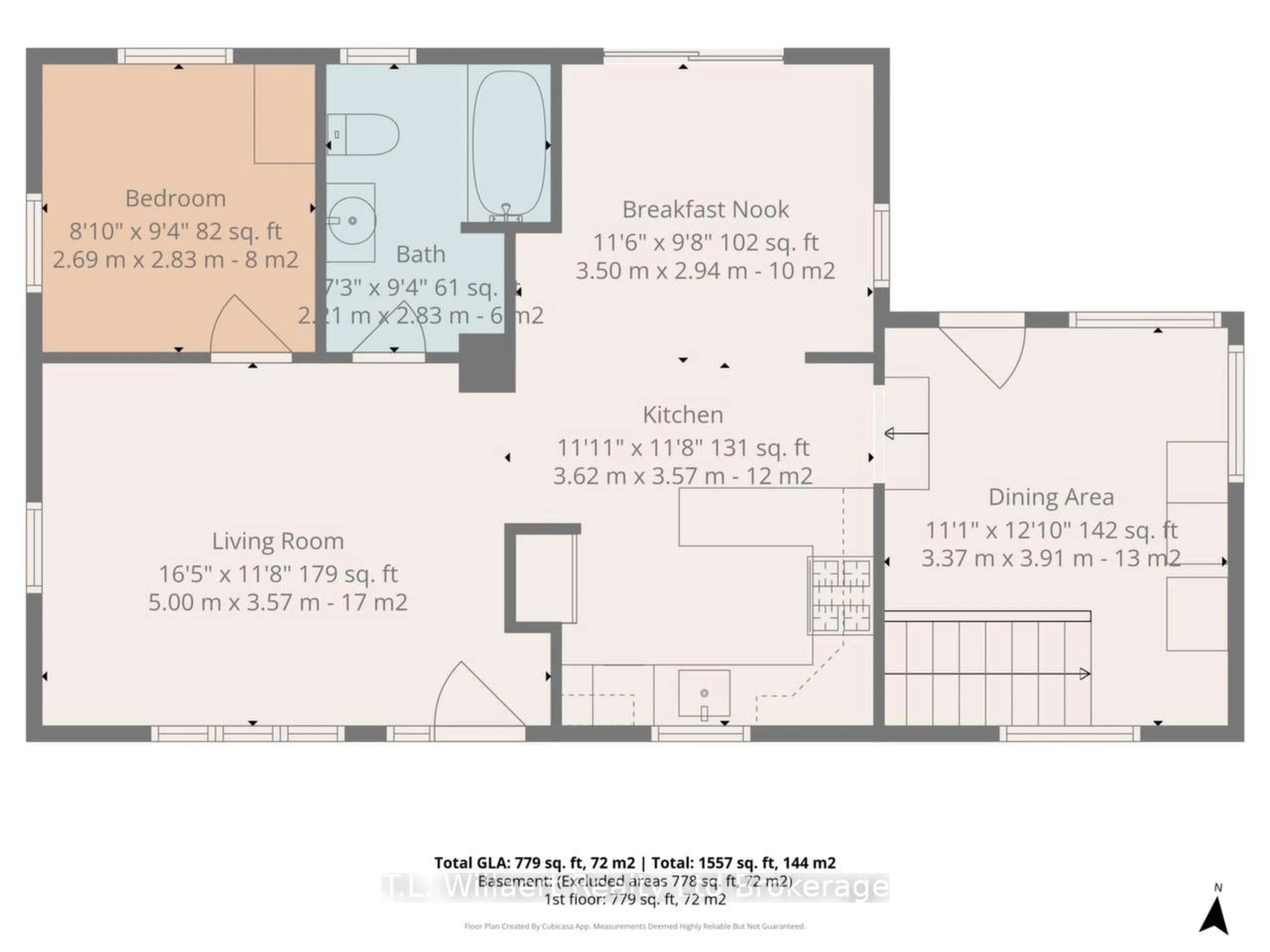 Floor plan for 159 Main St, Norfolk Ontario N0J 1E0