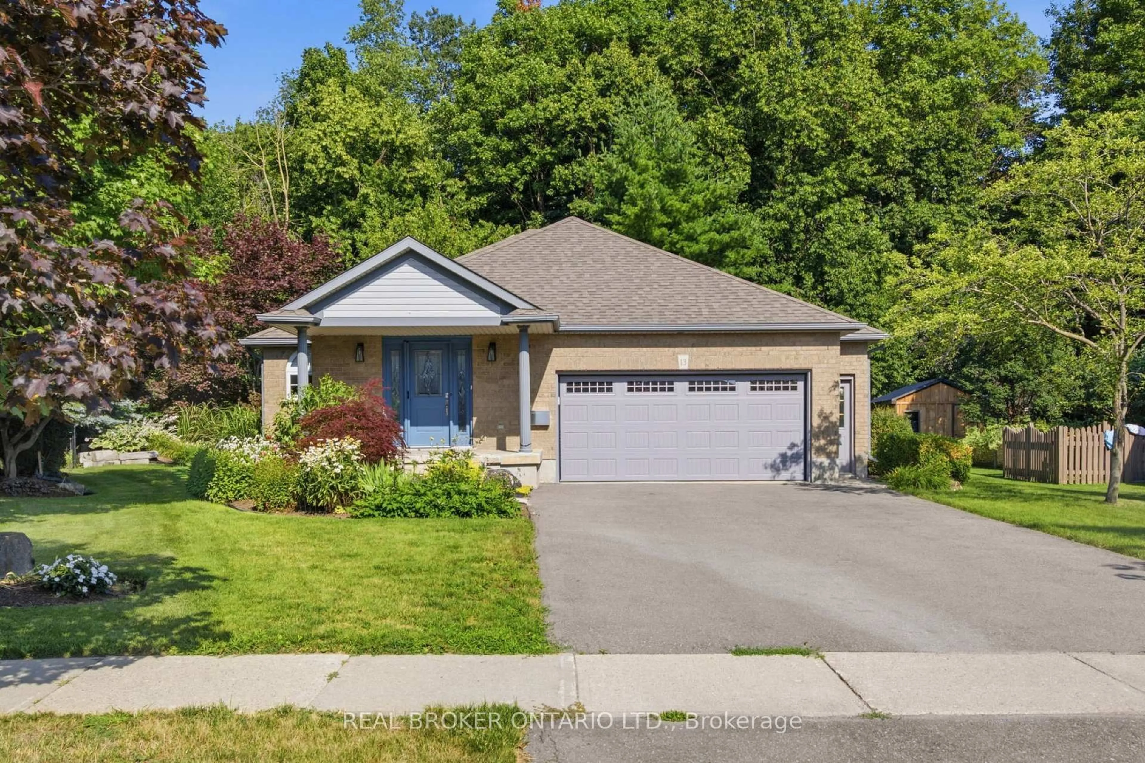 Home with brick exterior material, street for 13 Burlwood Dr, Woolwich Ontario N3B 3L2