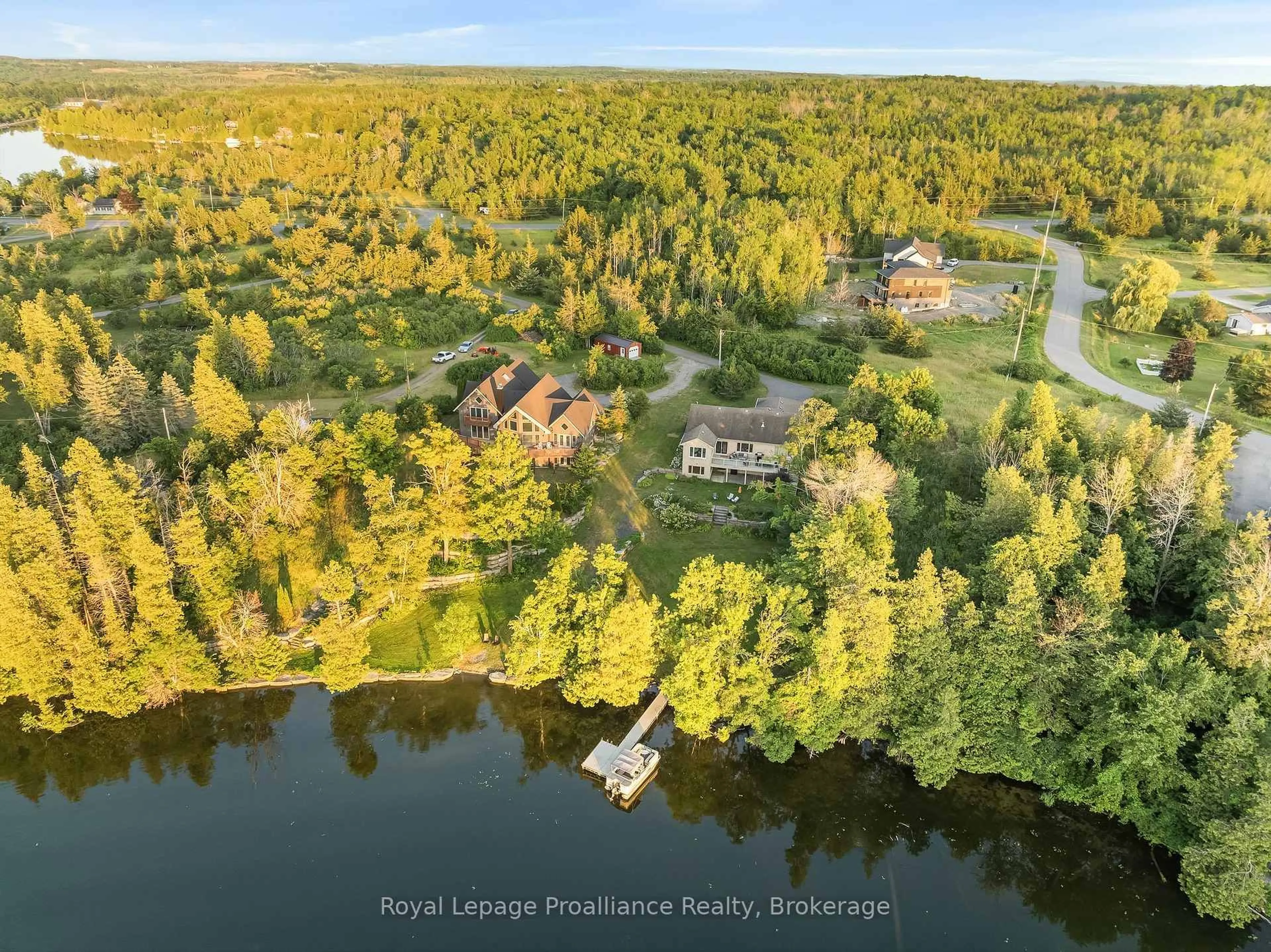 A pic from outside/outdoor area/front of a property/back of a property/a pic from drone, water/lake/river/ocean view for 7650E County Rd 50, Trent Hills Ontario K0L 1L0