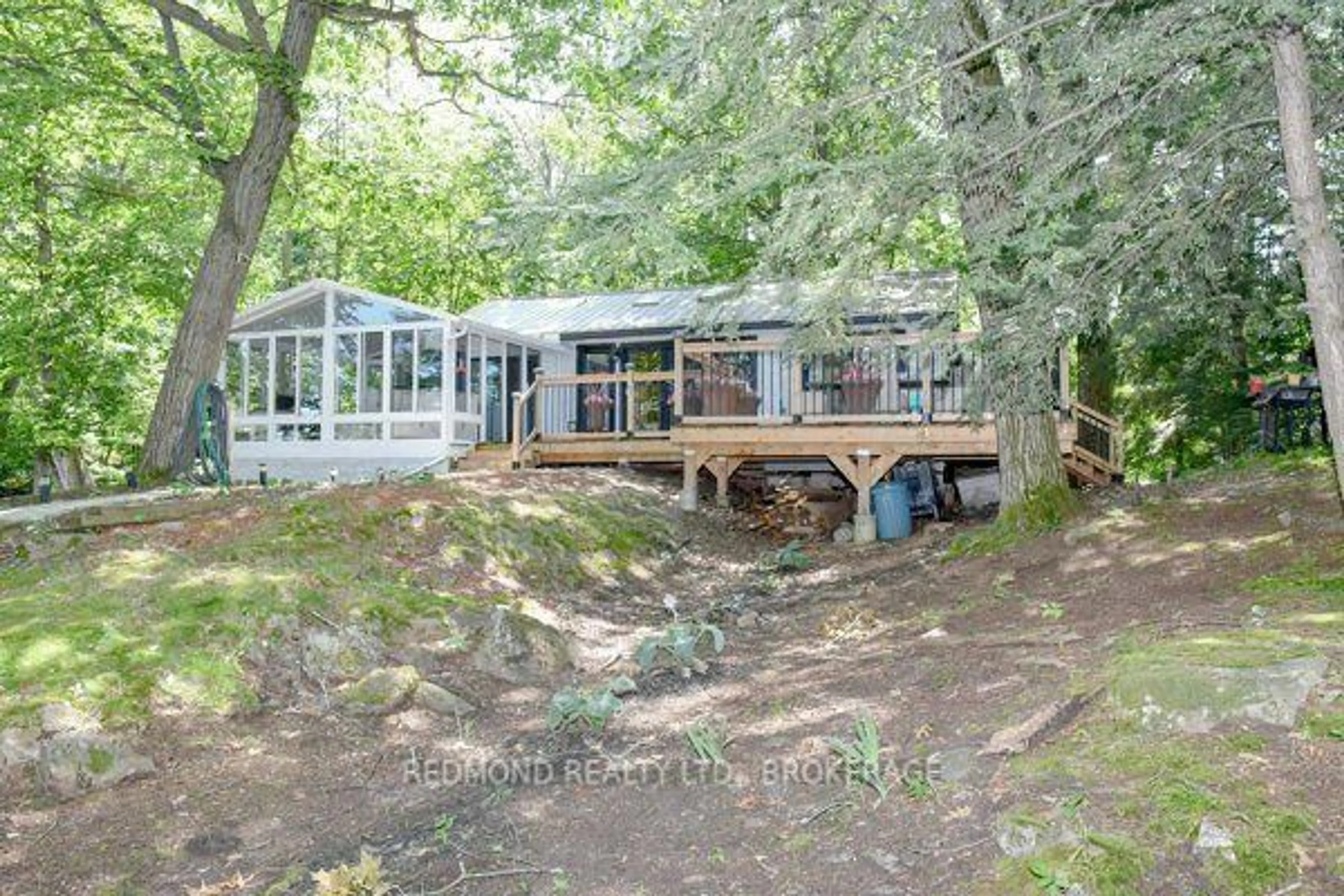 A pic from outside/outdoor area/front of a property/back of a property/a pic from drone, water/lake/river/ocean view for 114 Prince Regent Island, Leeds and the Thousand Islands Ontario K0E 1L0