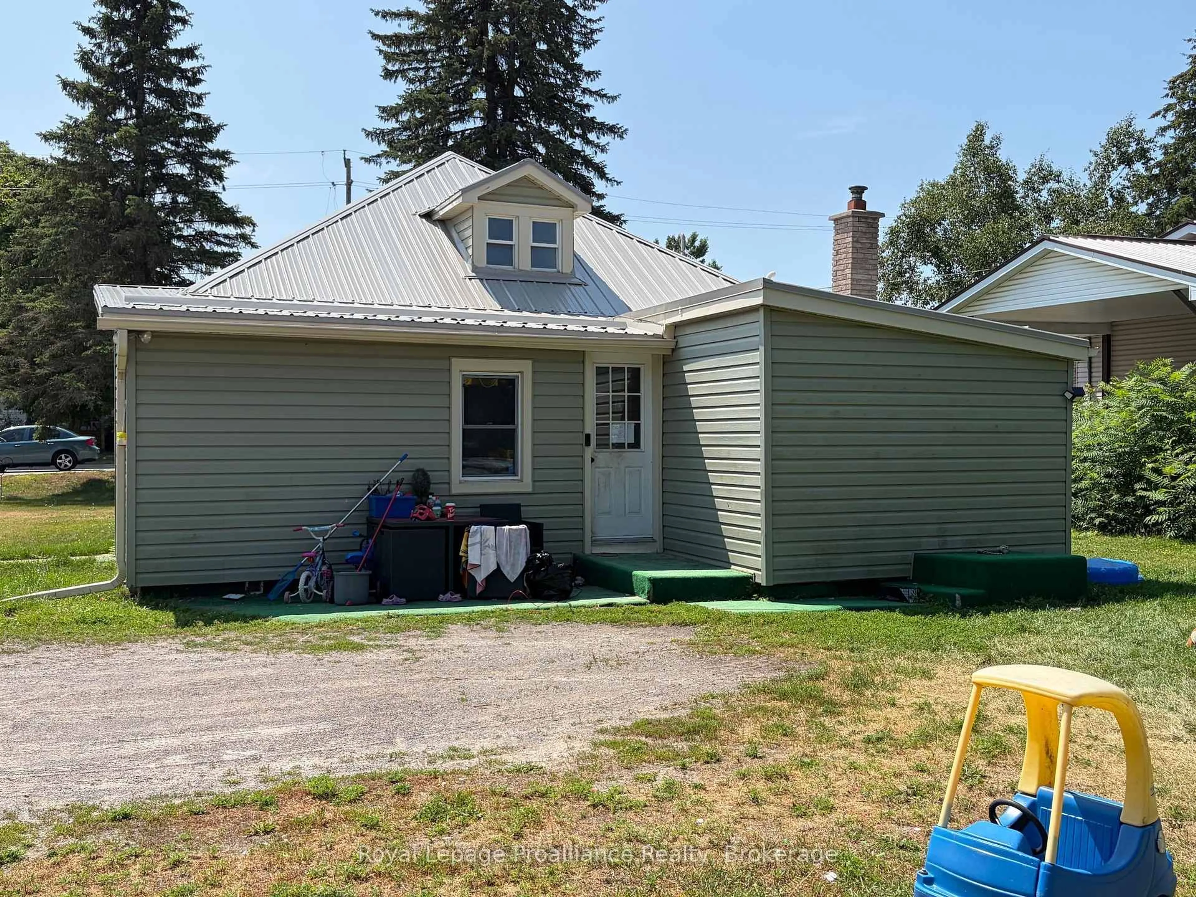 Home with vinyl exterior material, street for 16 Huffman Rd, Hastings Ontario K0K 2C0