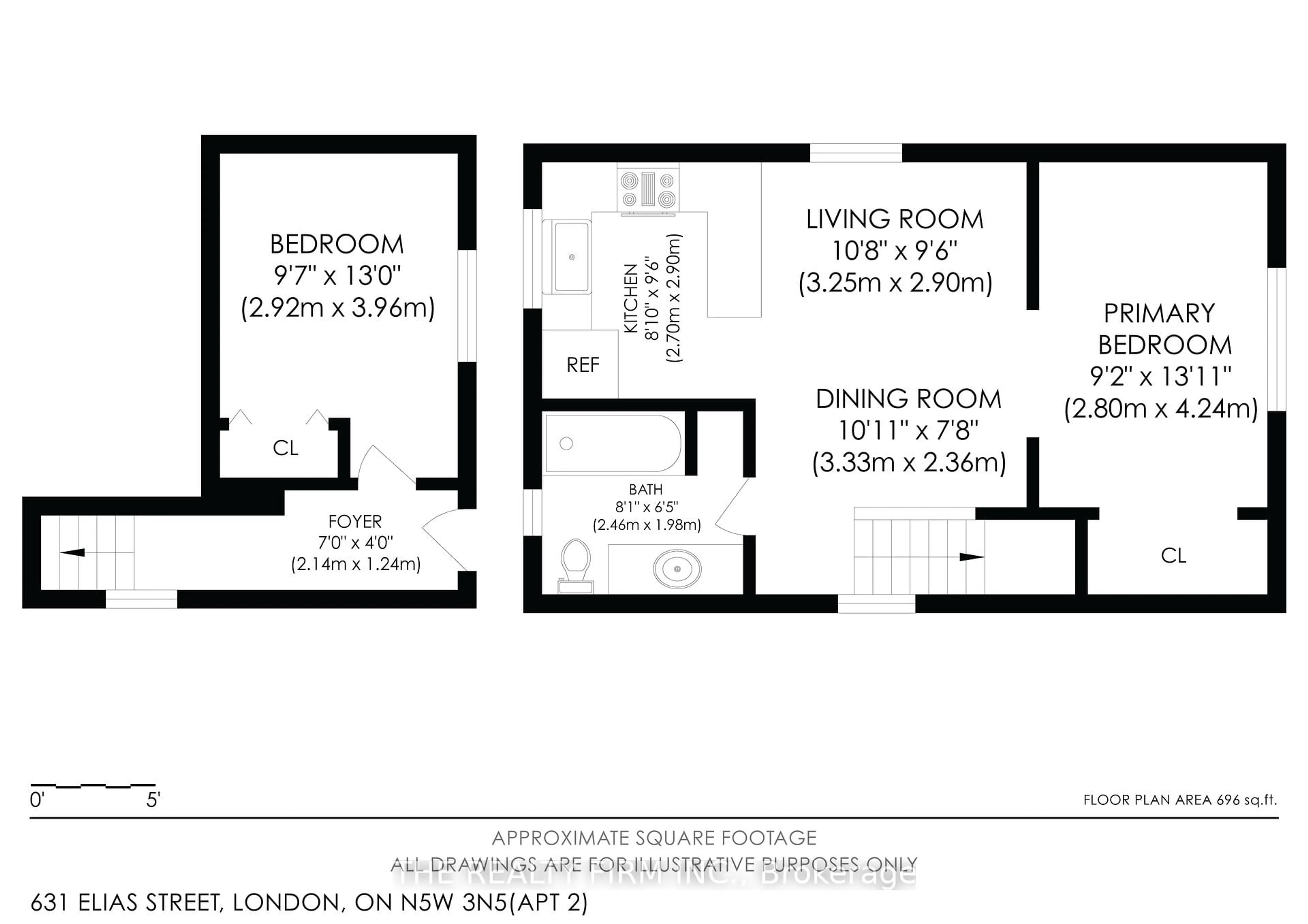 Floor plan for 631 Elias St, London East Ontario N5W 3N5