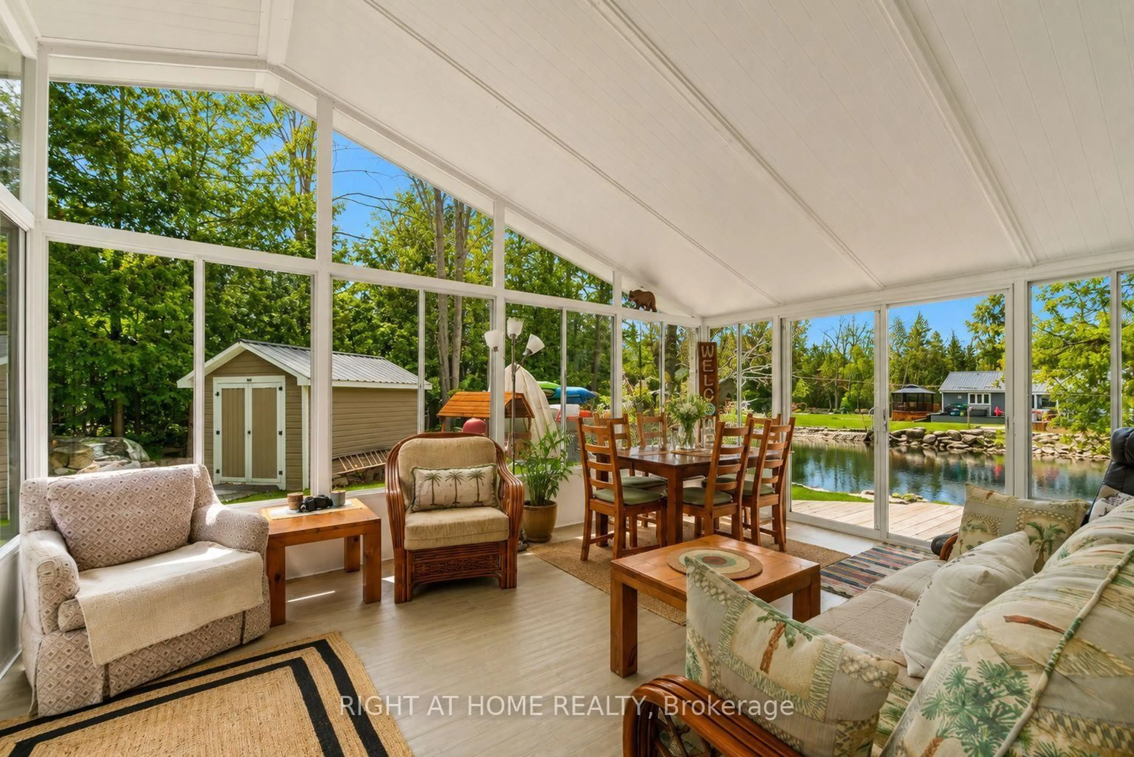 Patio, water/lake/river/ocean view for 369 Southam Dr, Kawartha Lakes Ontario K0M 1N0