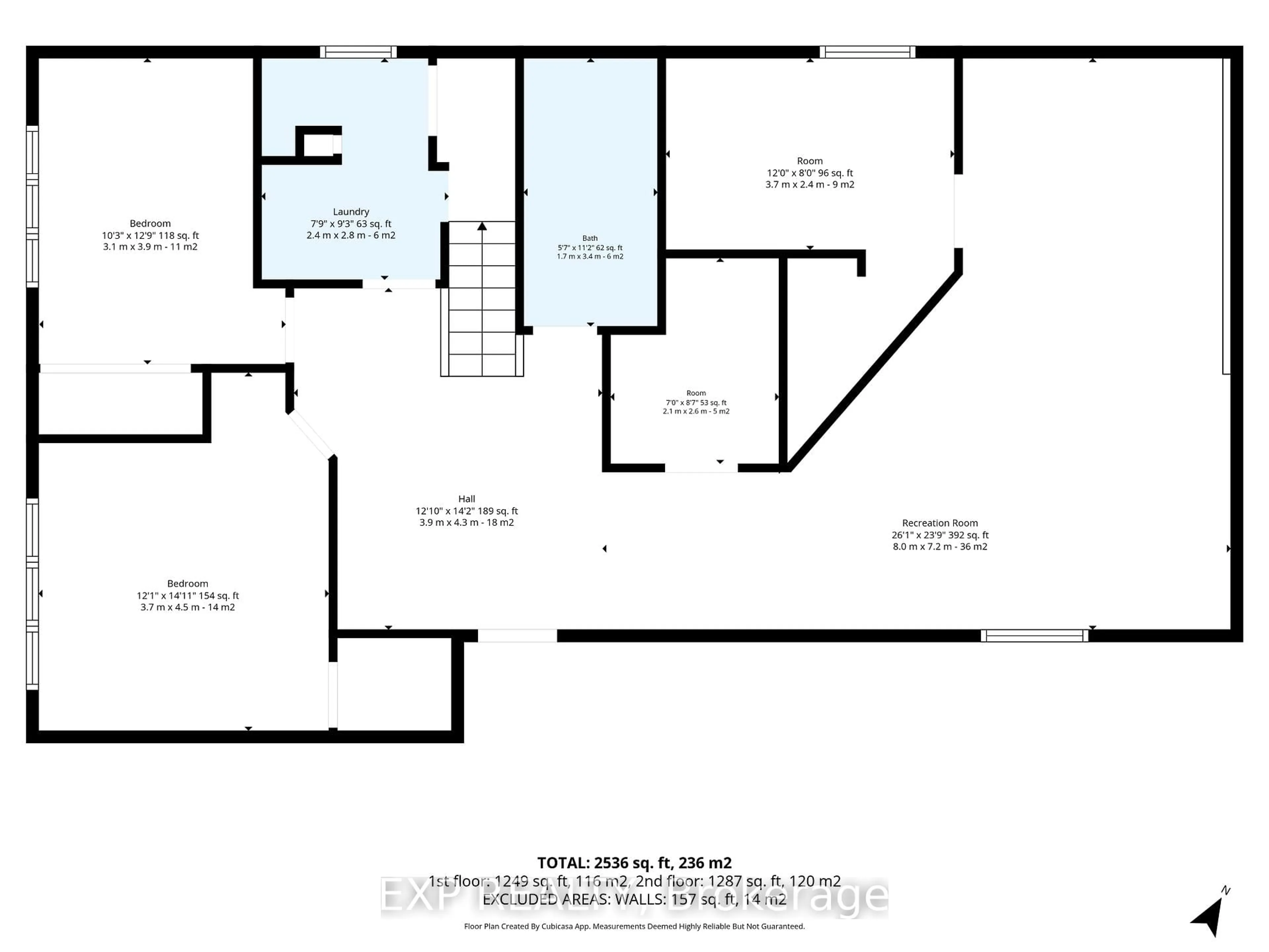 Floor plan for 1642 Valmarie Ave, Ottawa Ontario K2C 1W1