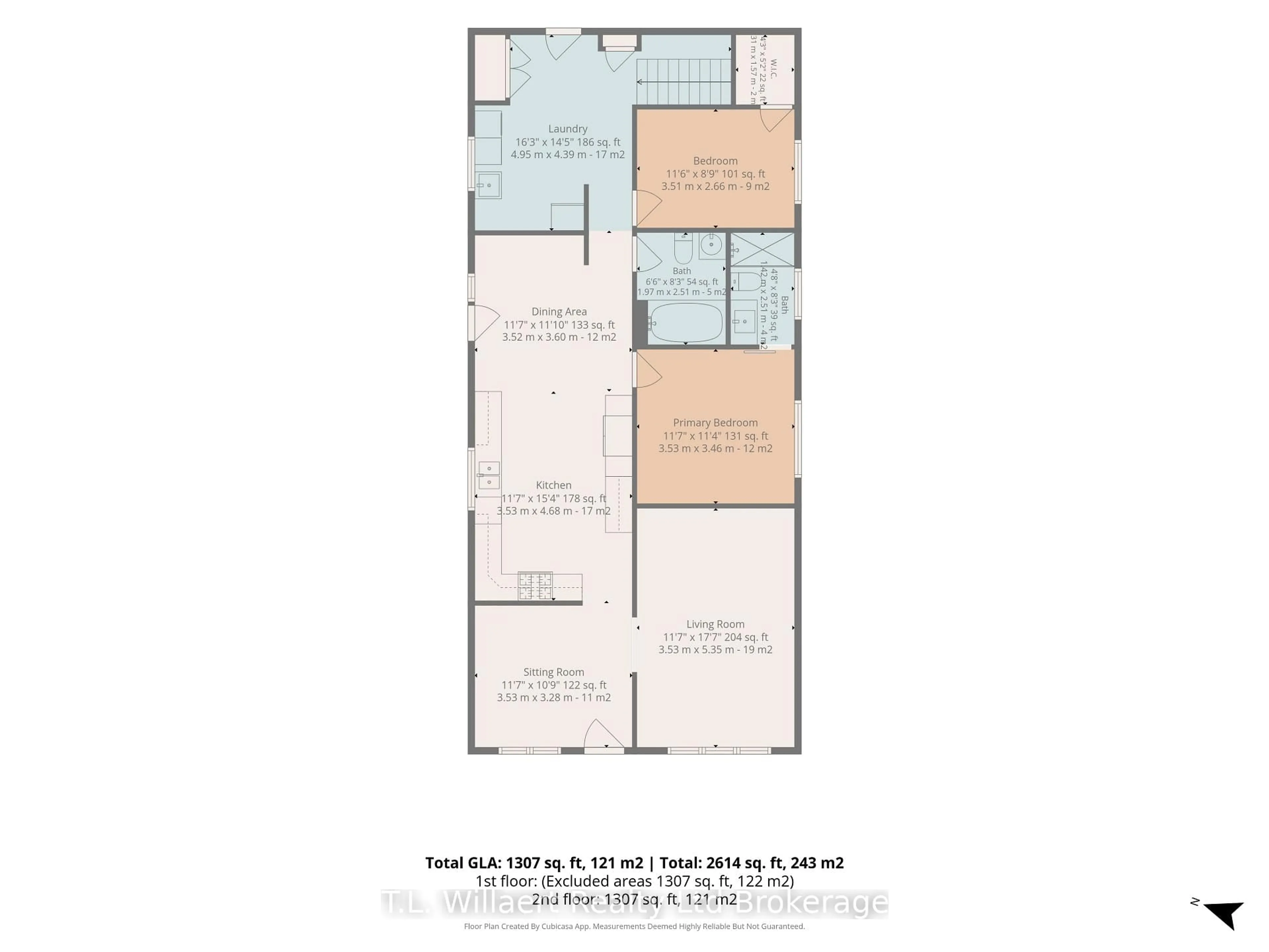 Floor plan for 32 Albert St #B, Norwich Ontario N0J 1P0