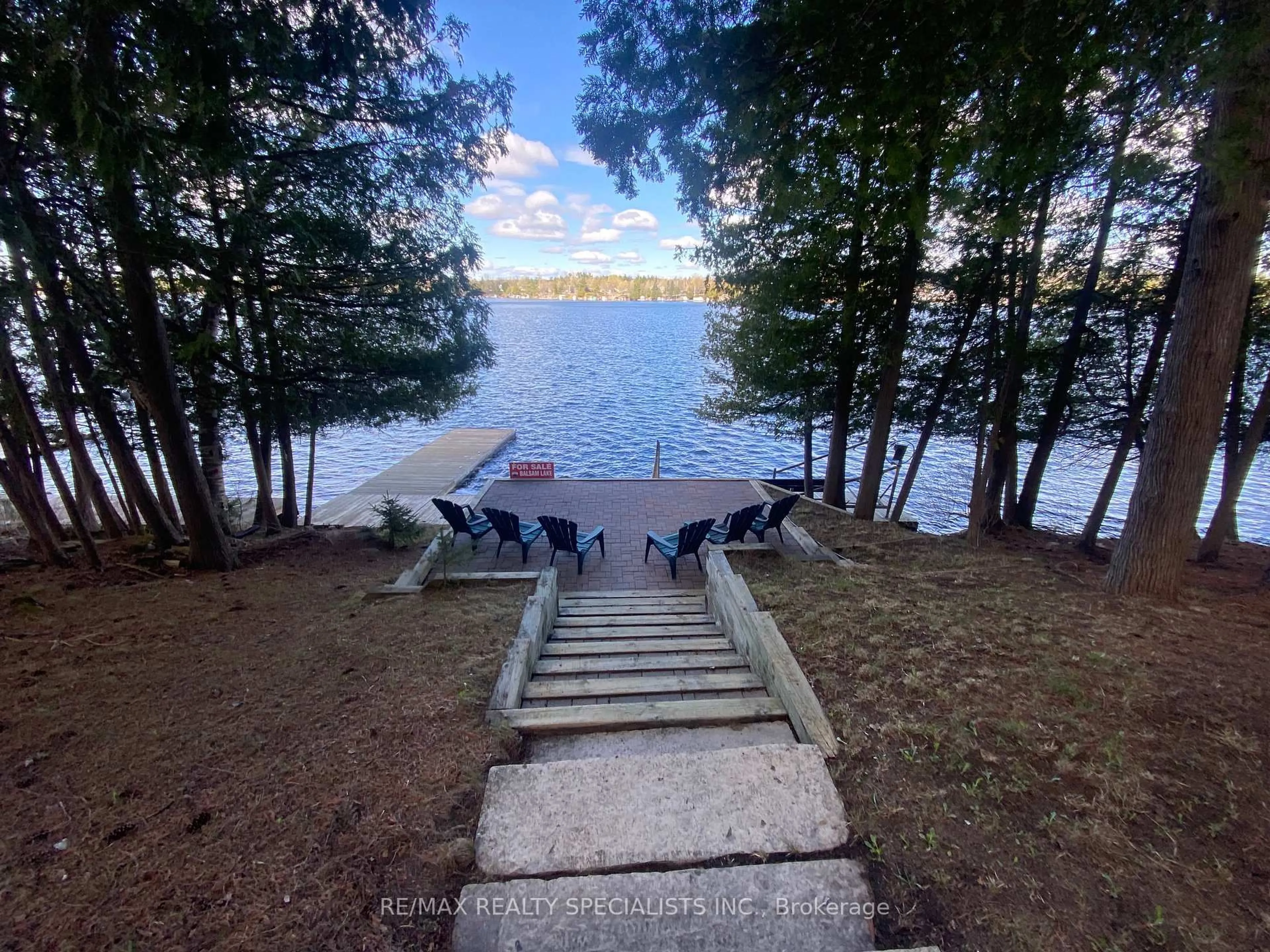 A pic from outside/outdoor area/front of a property/back of a property/a pic from drone, water/lake/river/ocean view for 384 Indian Point Rd, Kawartha Lakes Ontario K0M 1K0