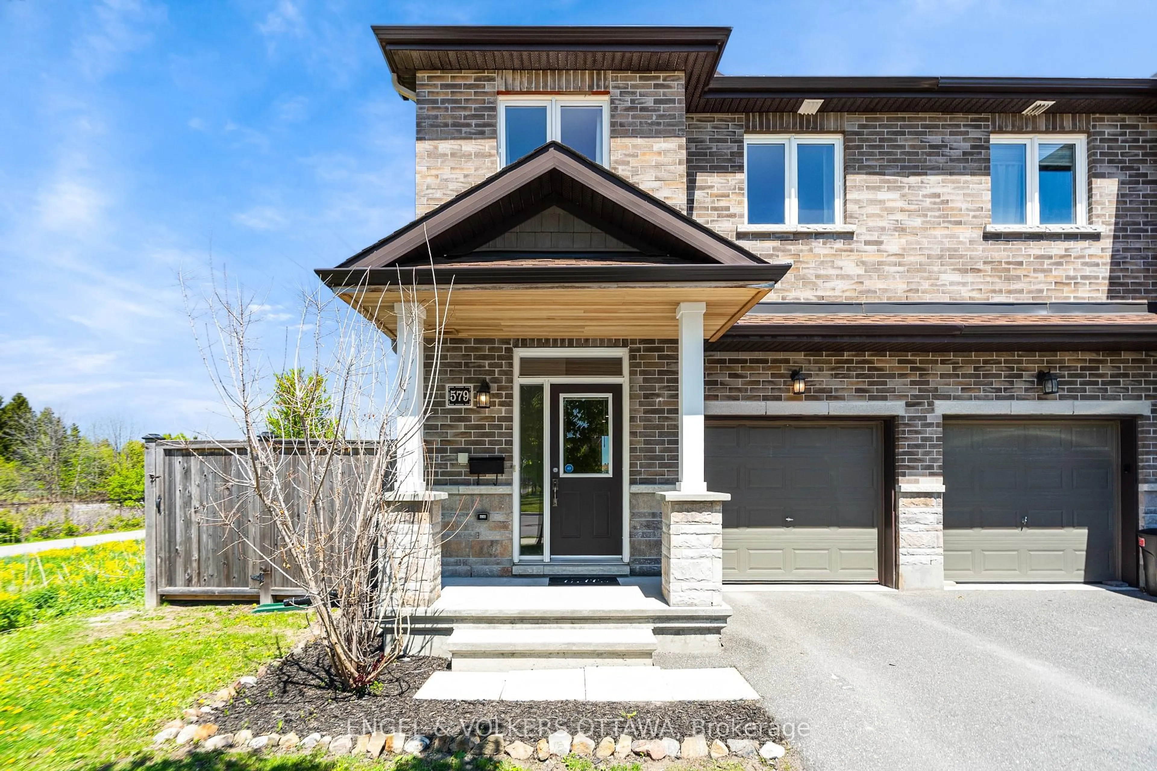Home with brick exterior material, street for 579 VIA MATTINO Way, Ottawa Ontario K2J 4N5