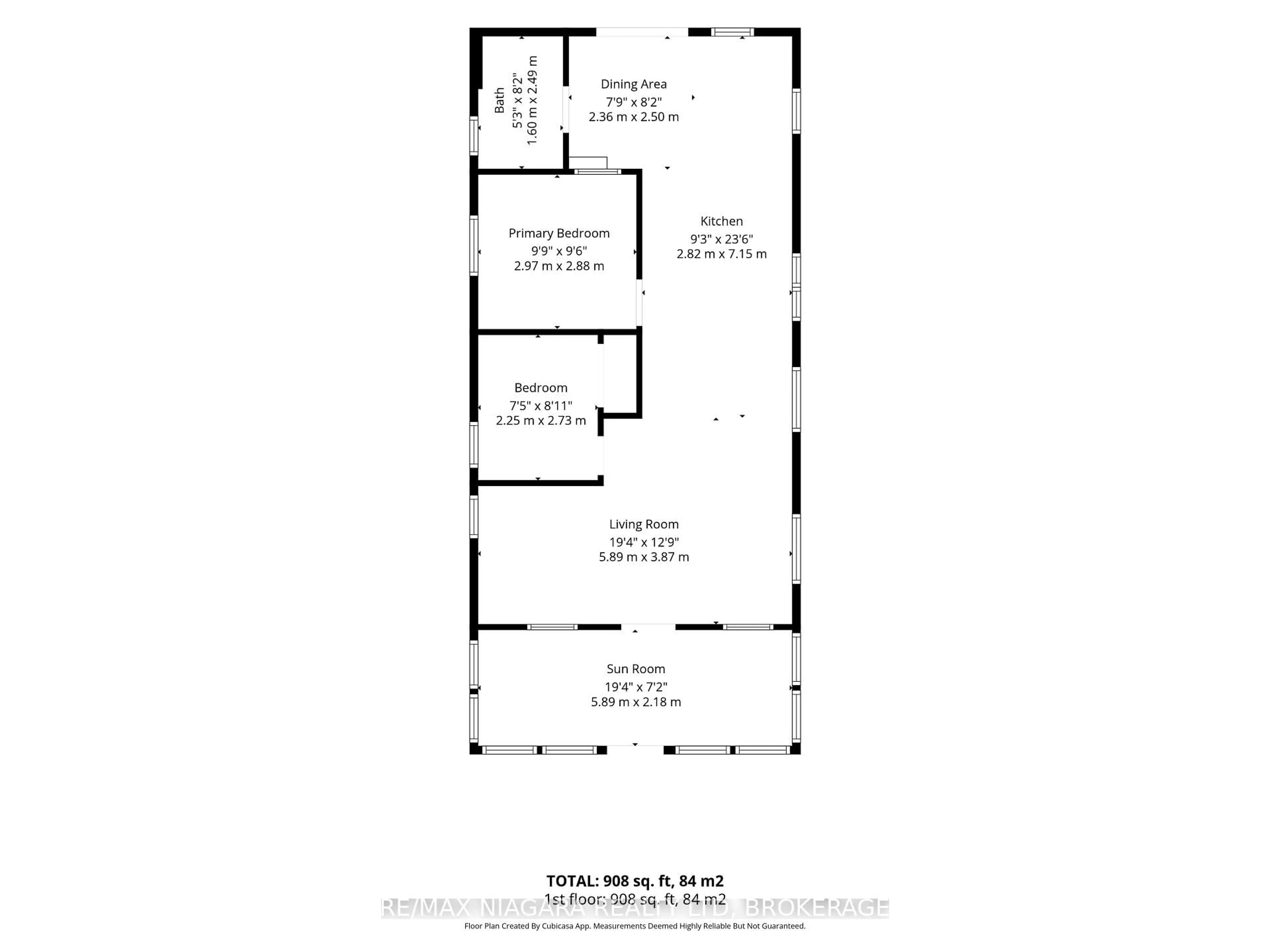 Floor plan for 436 ASHWOOD Ave, Fort Erie Ontario L0S 1N0