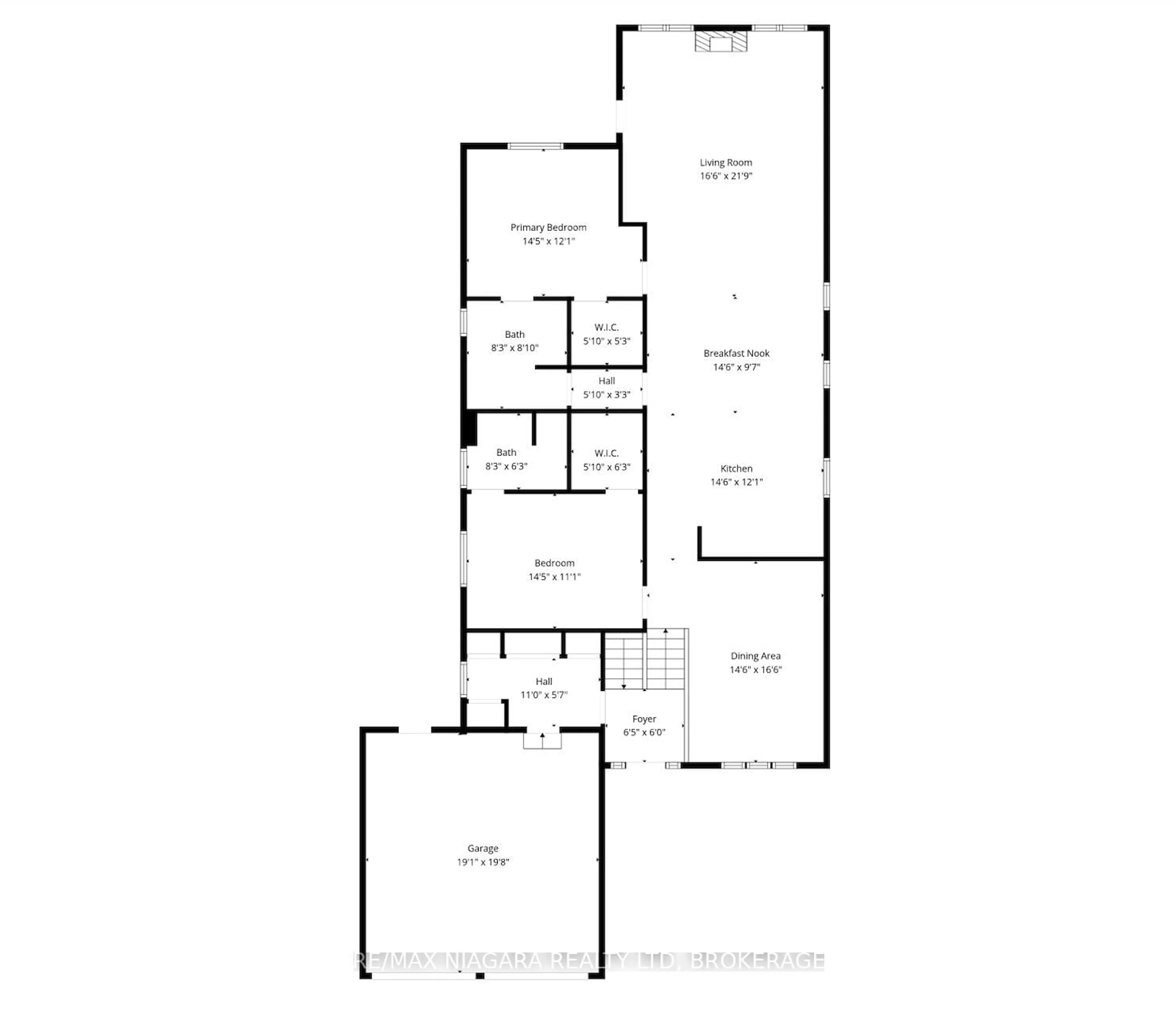 Floor plan for 129 Wellbrook Ave, Welland Ontario L3C 7M8