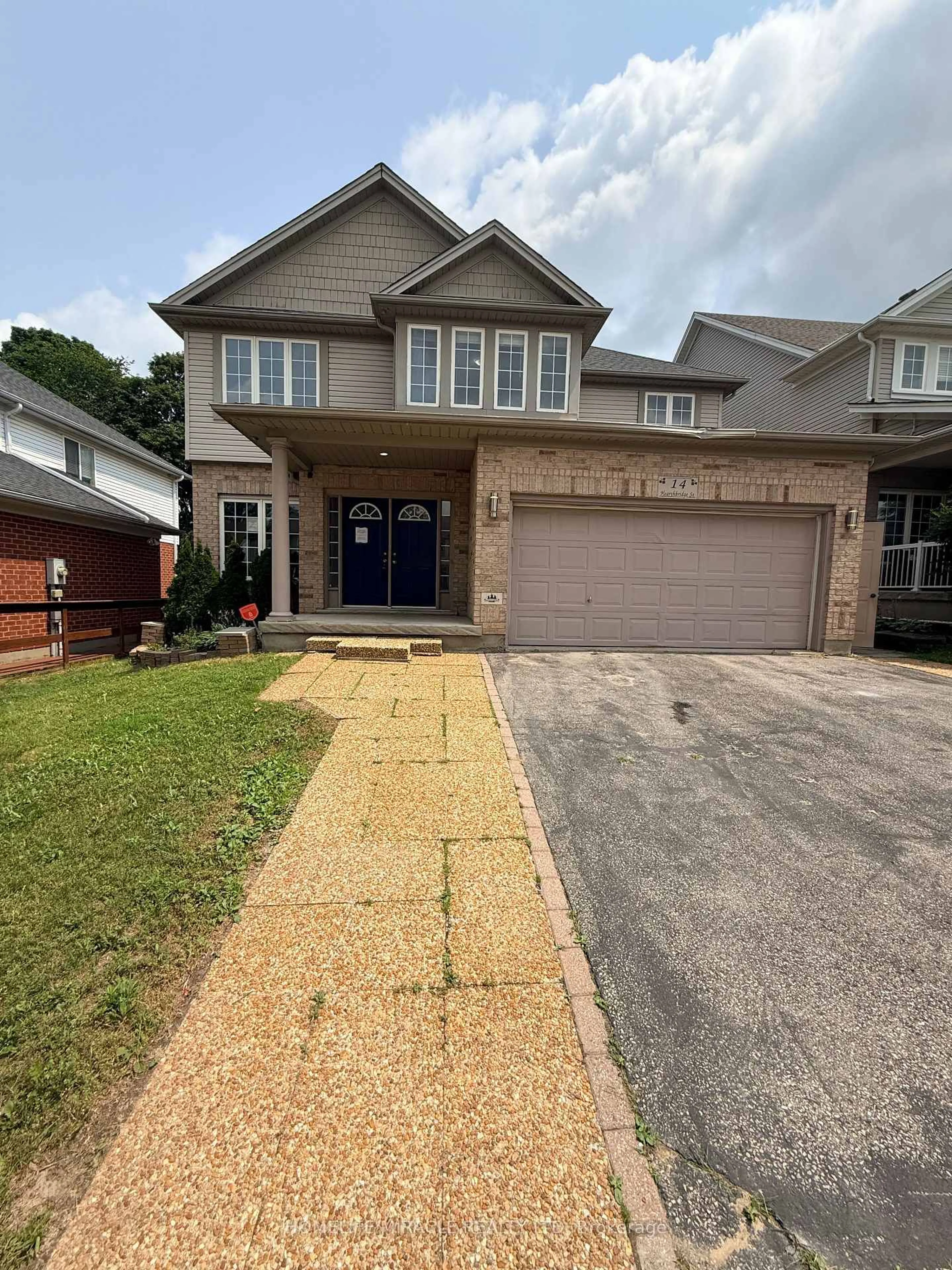 Home with brick exterior material, street for 14 Hearthbridge St, Kitchener Ontario N2R 1L5
