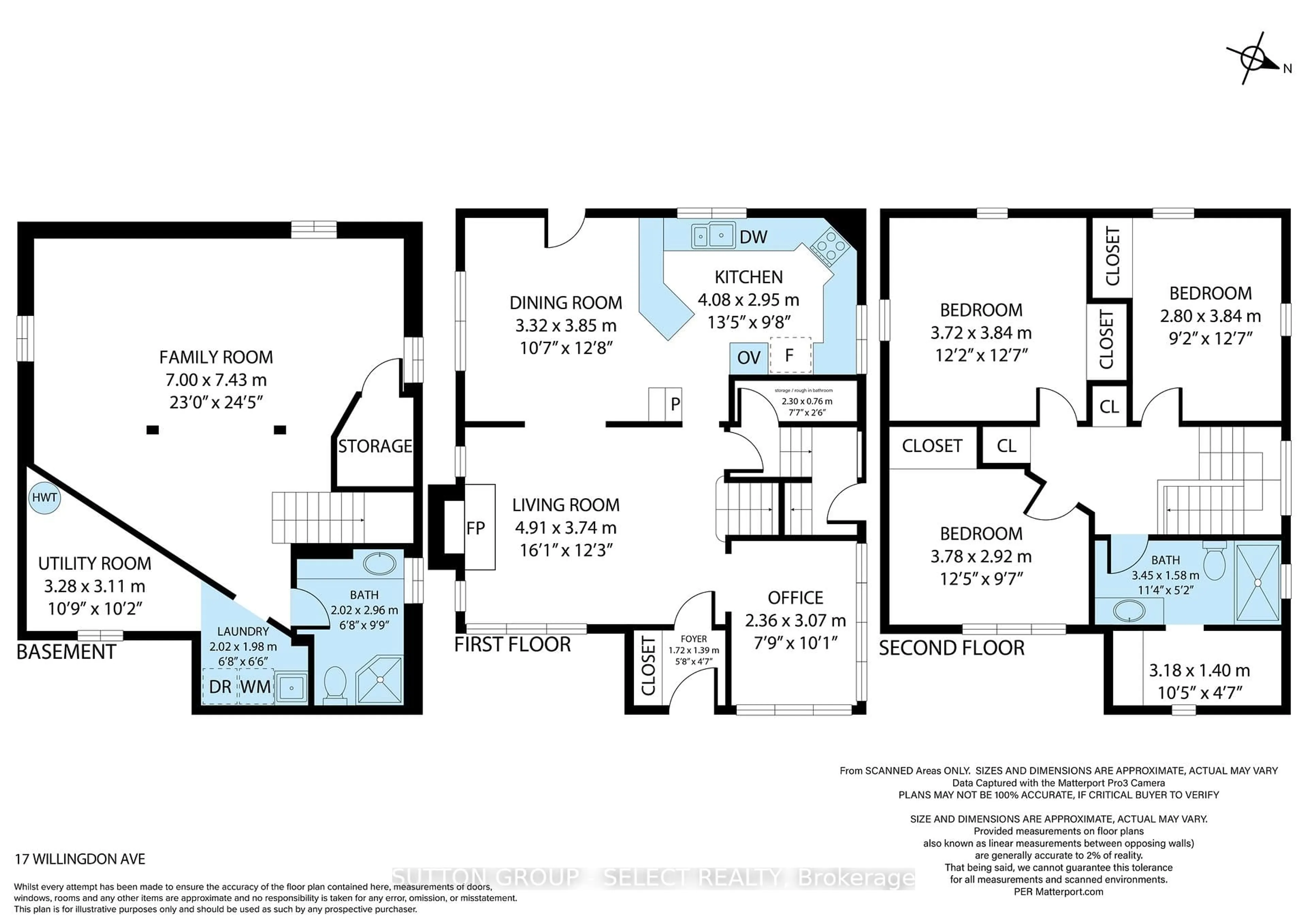 Floor plan for 17 Willingdon Ave, London East Ontario N6A 3Y5