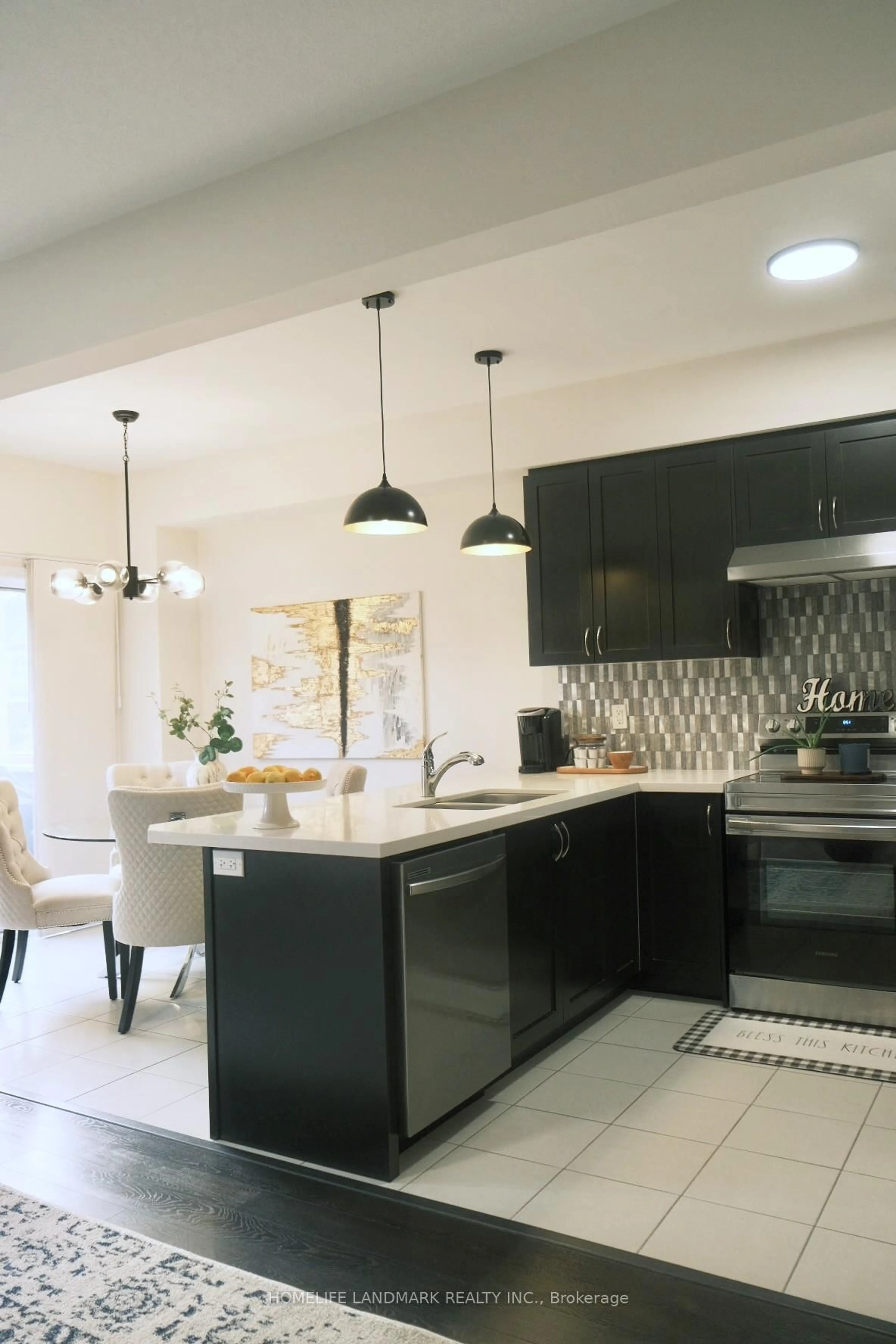 Contemporary kitchen, ceramic/tile floor for 305 Garner Rd #117, Hamilton Ontario L9G 3K9