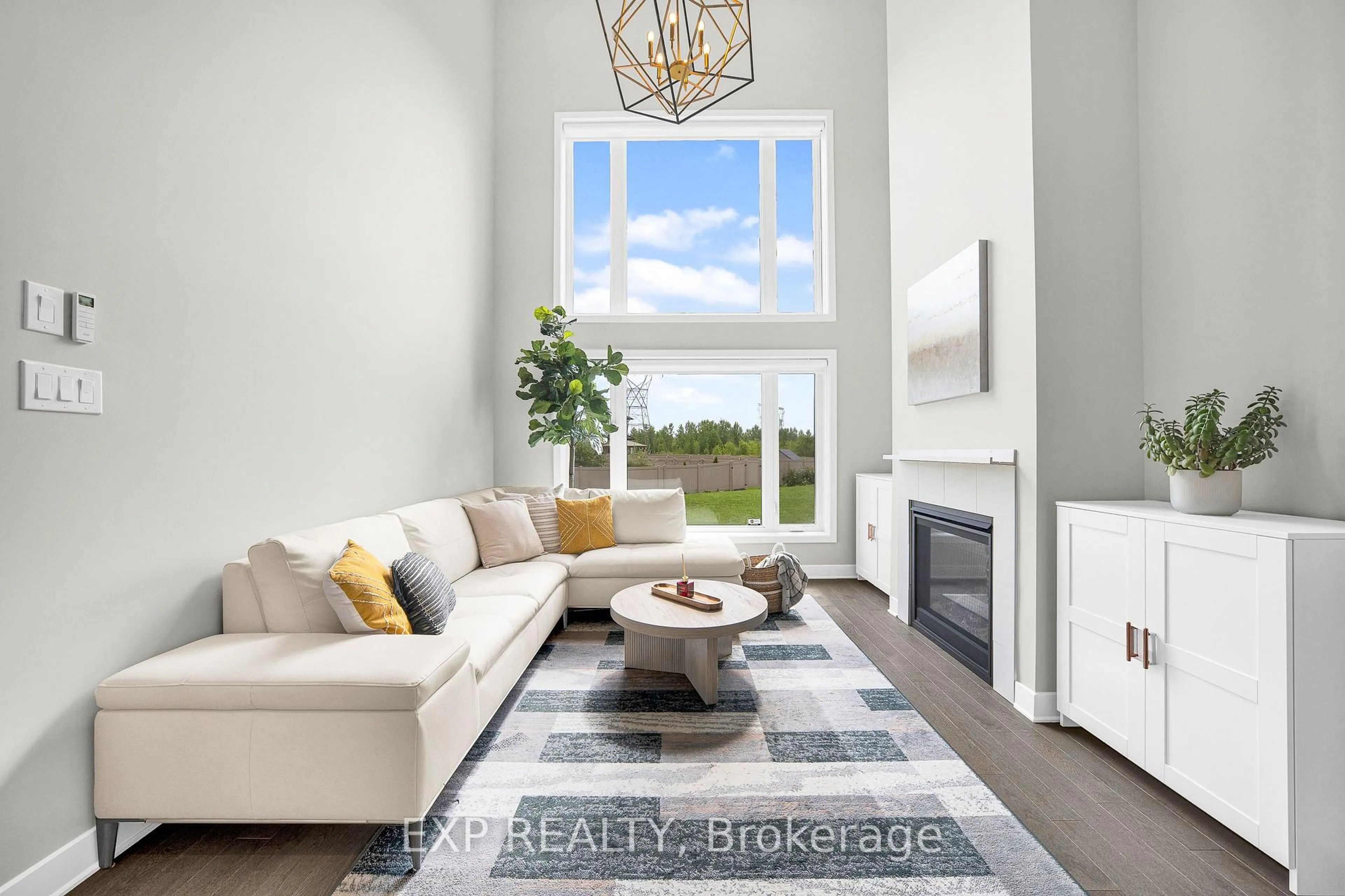 Living room with furniture, unknown for 4954 Abbott St, Ottawa Ontario K2V 0M6