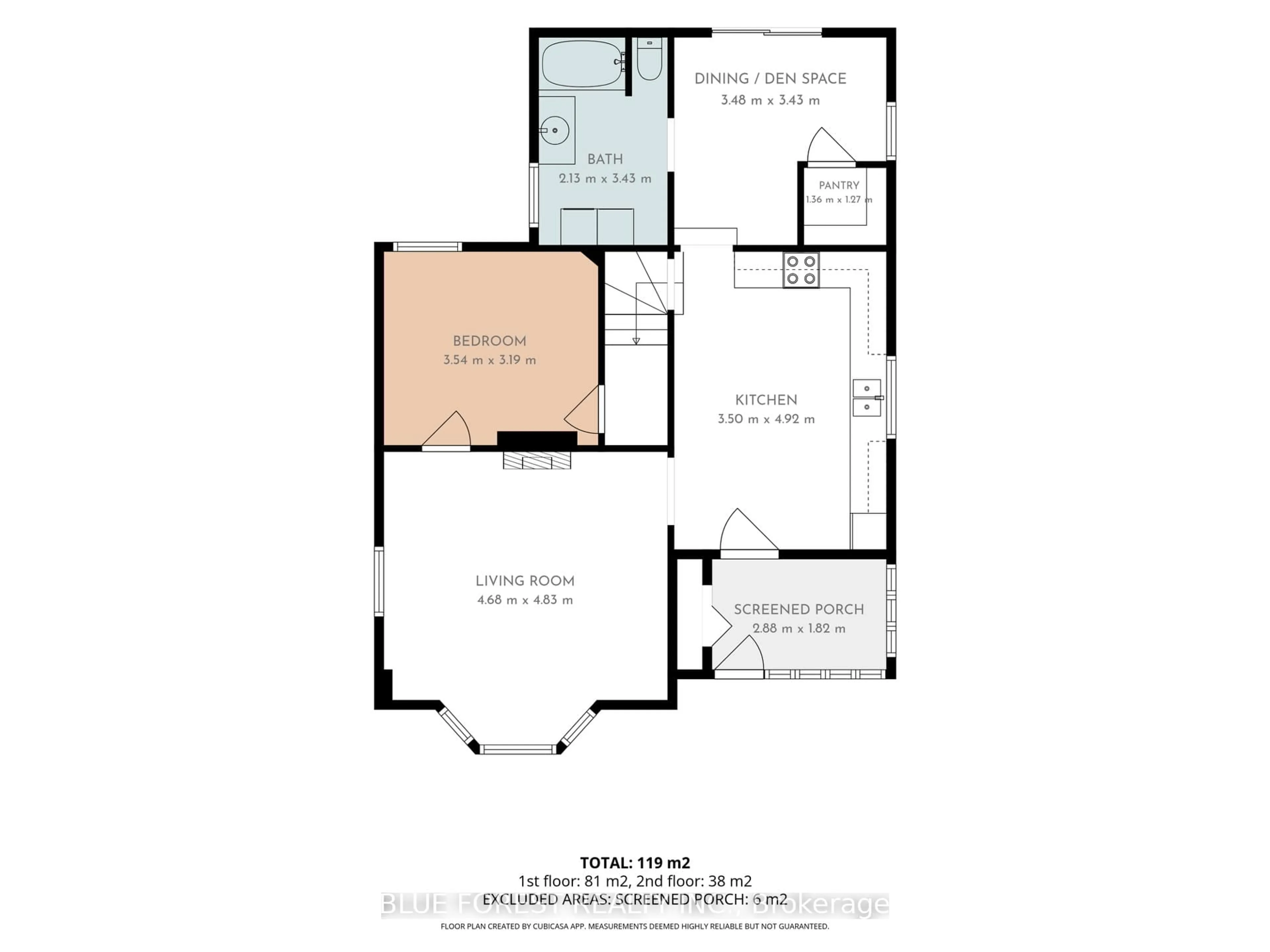 Floor plan for 508 Hatch St, Woodstock Ontario N4S 1N5