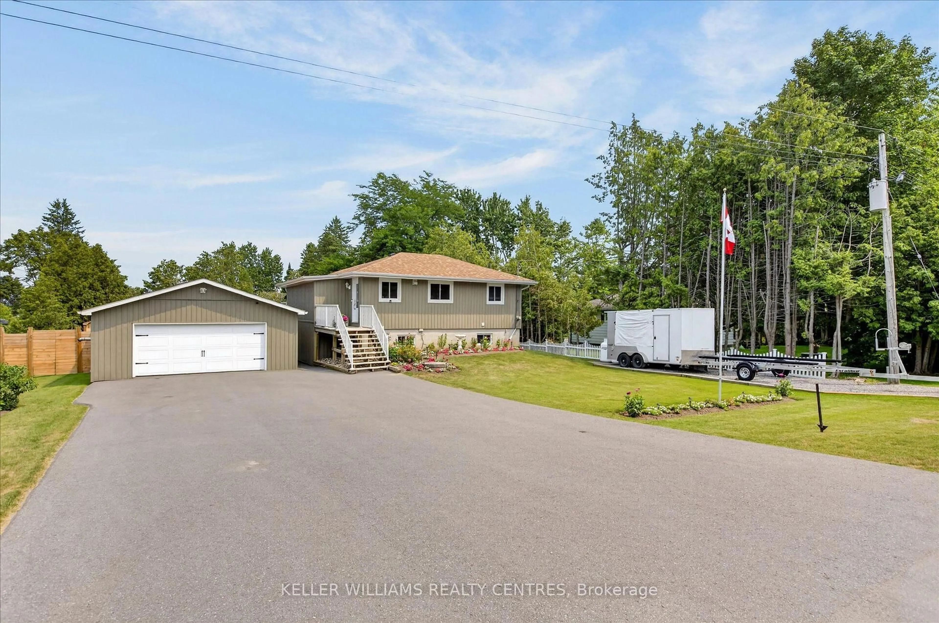 A pic from outside/outdoor area/front of a property/back of a property/a pic from drone, street for 268 Crosby Dr, Kawartha Lakes Ontario K0M 1A0