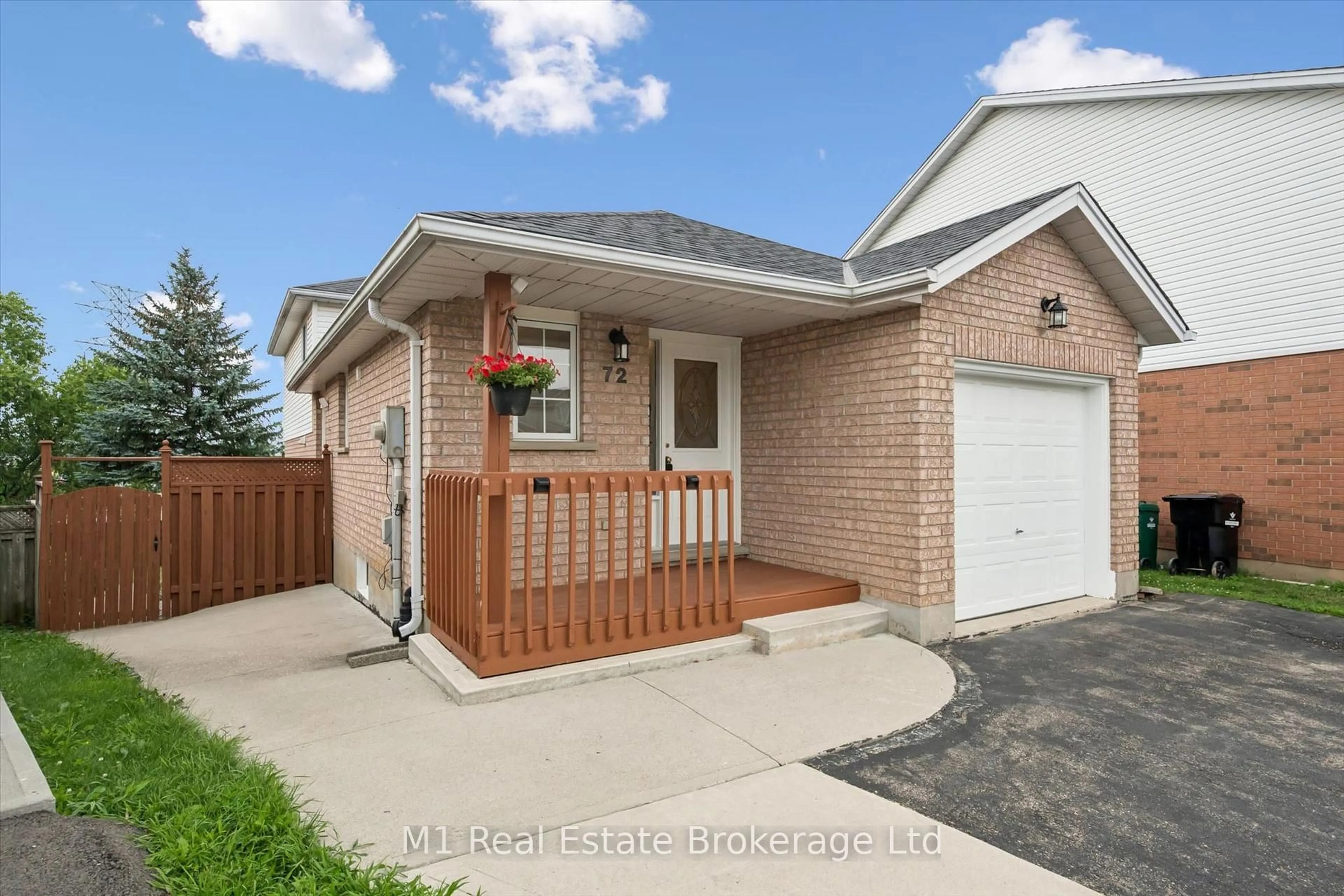 Home with brick exterior material, street for 72 Orchid Cres, Kitchener Ontario N2E 3N4