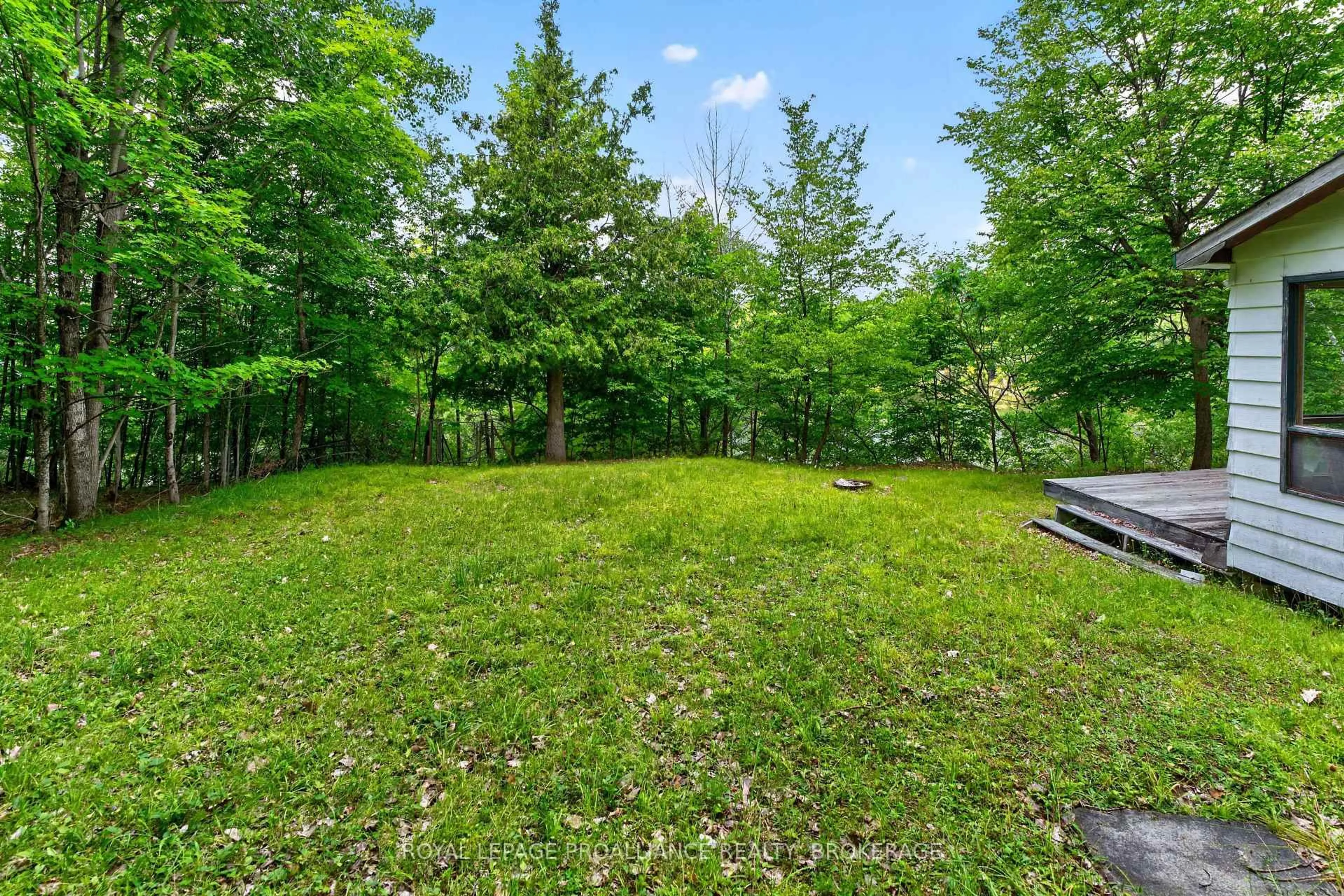 Patio, forest/trees view for 119 Cliff View Lane, Westport Ontario K0G 1X0