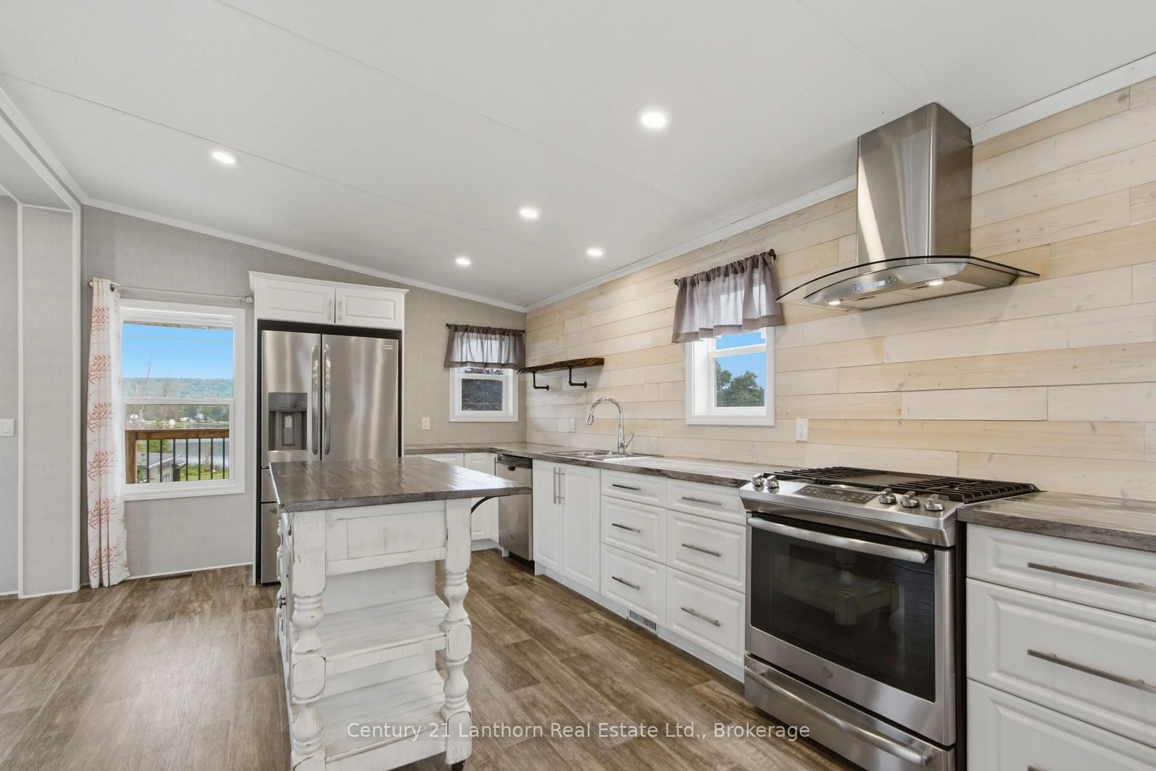 Open concept kitchen, ceramic/tile floor for 484 Frankford Stirling Rd #18, Hastings Ontario K0K 2C0
