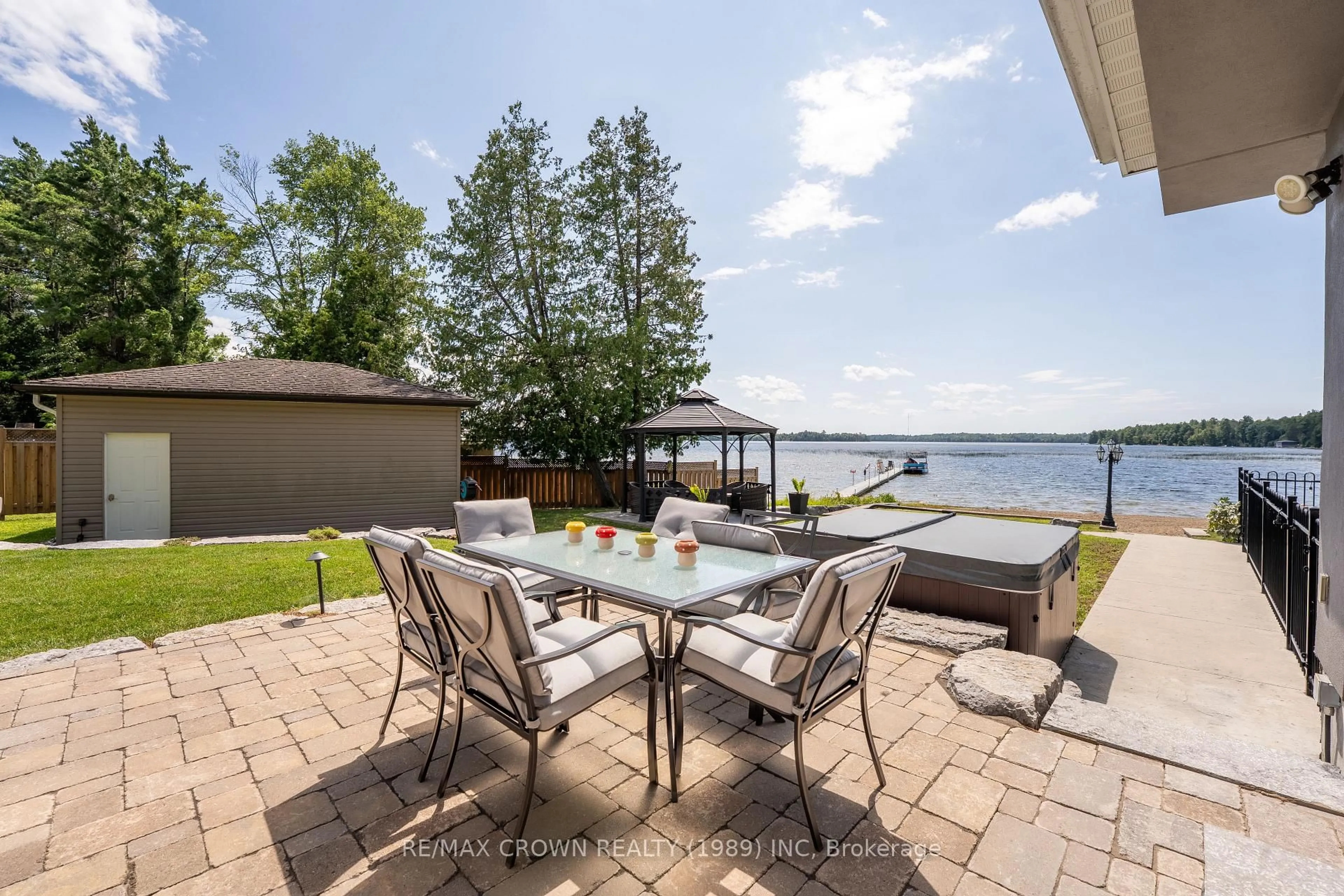 Patio, water/lake/river/ocean view for 254 Silver Lady Lane, North Bay Ontario P1B 8G4