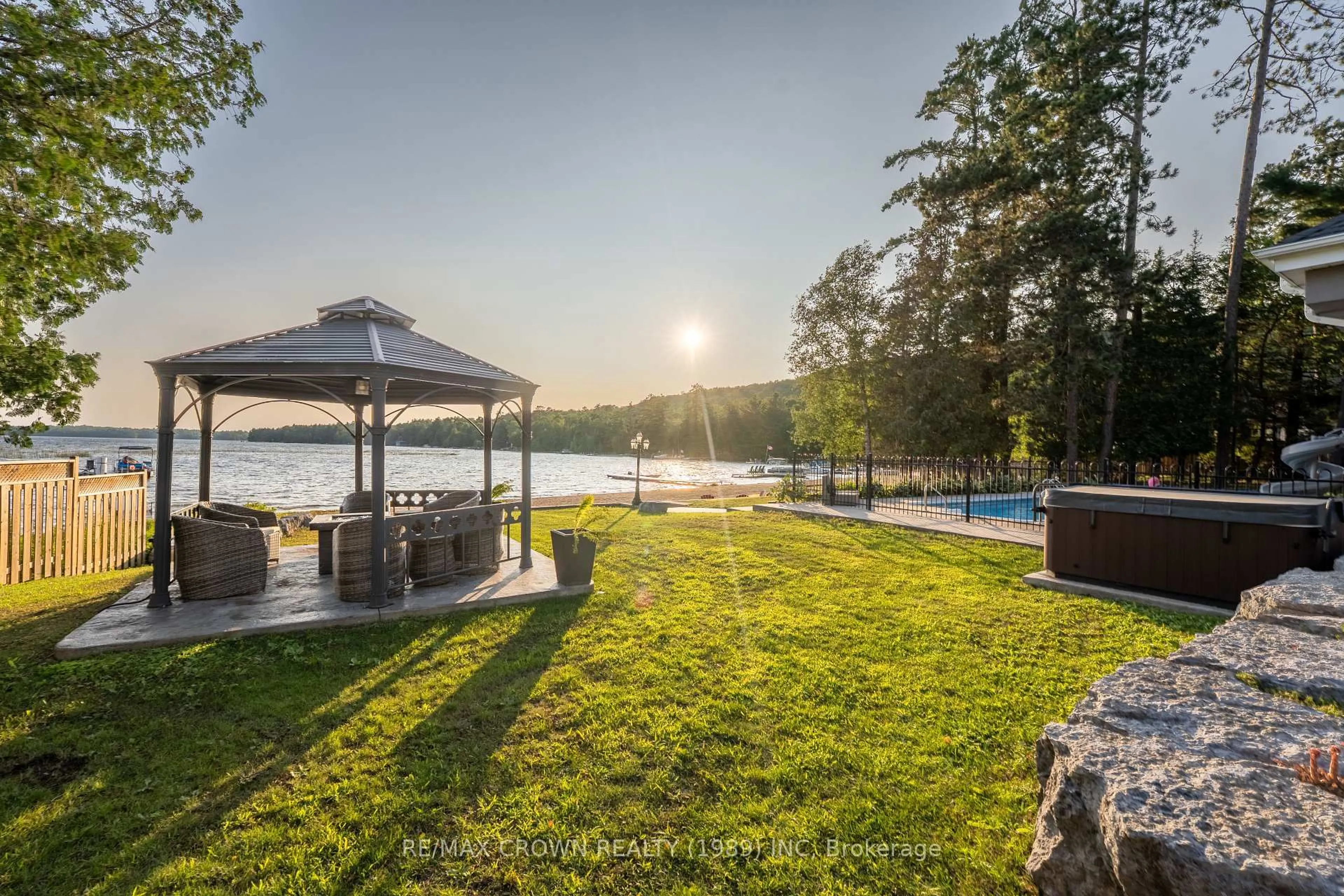 Patio, water/lake/river/ocean view for 254 Silver Lady Lane, North Bay Ontario P1B 8G4