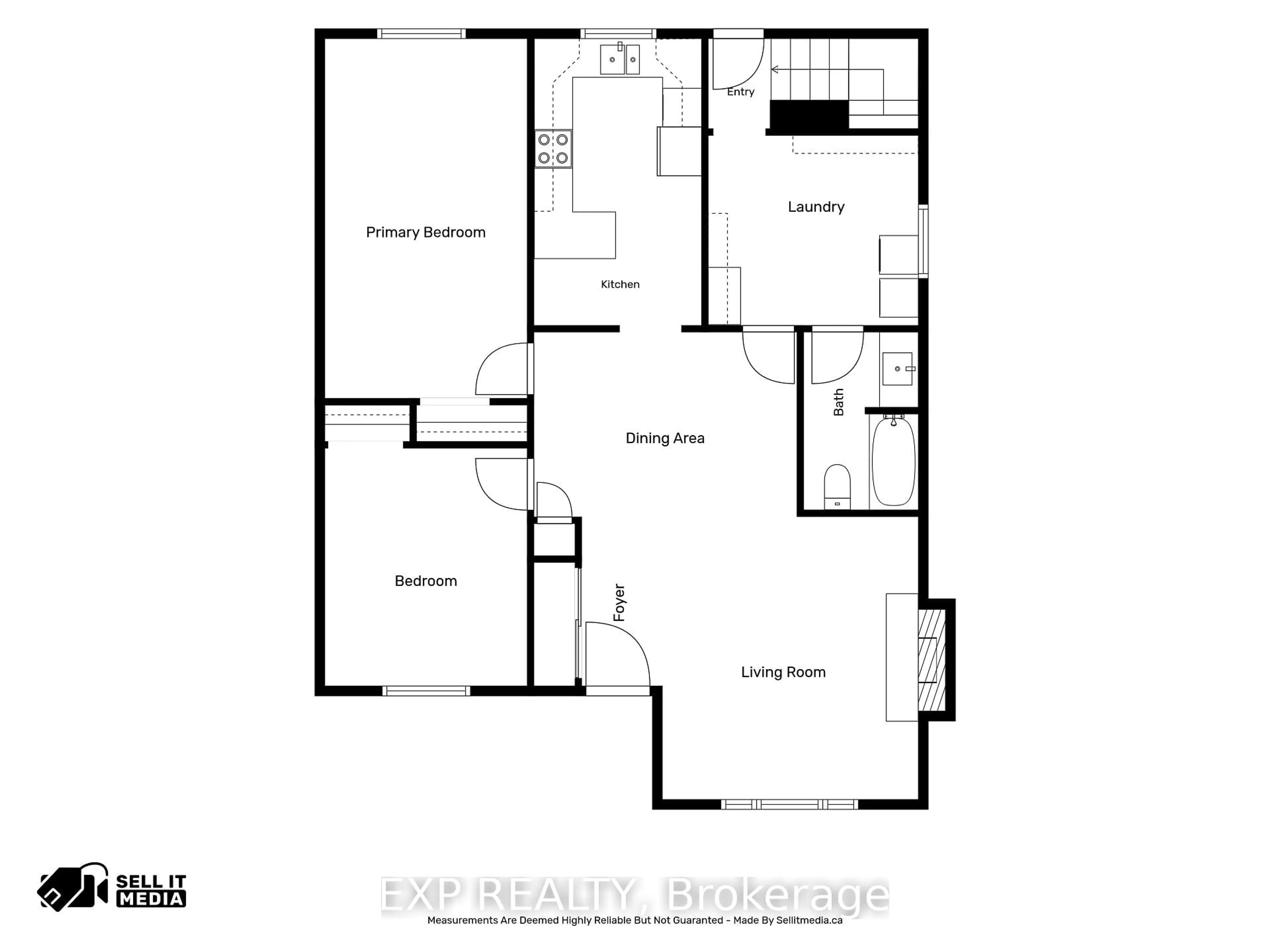 Floor plan for 129 Laurier St, Casselman Ontario K0A 1M0