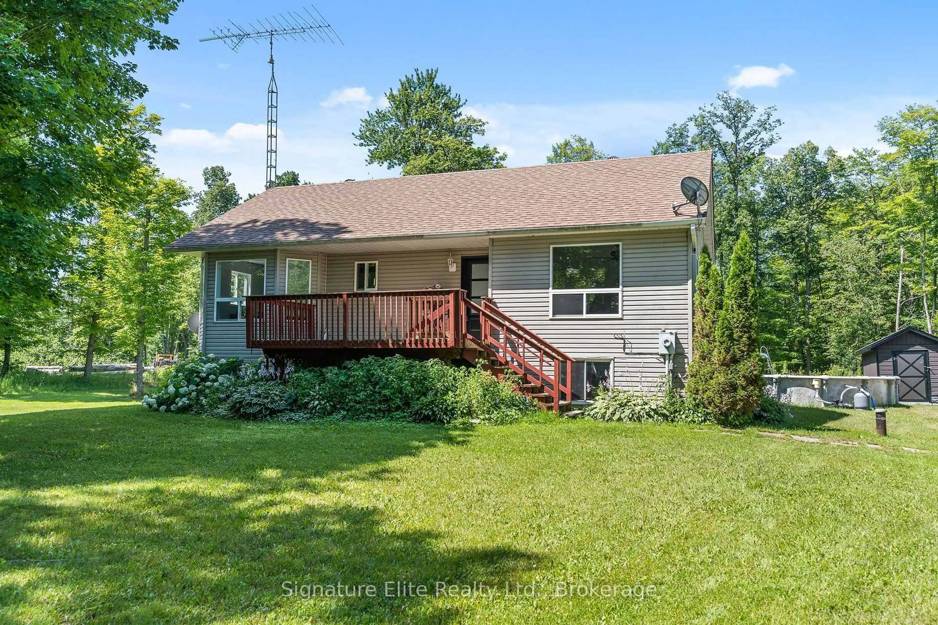 A pic from outside/outdoor area/front of a property/back of a property/a pic from drone, unknown for 137 Morton Lane, Kawartha Lakes Ontario L0K 1W0