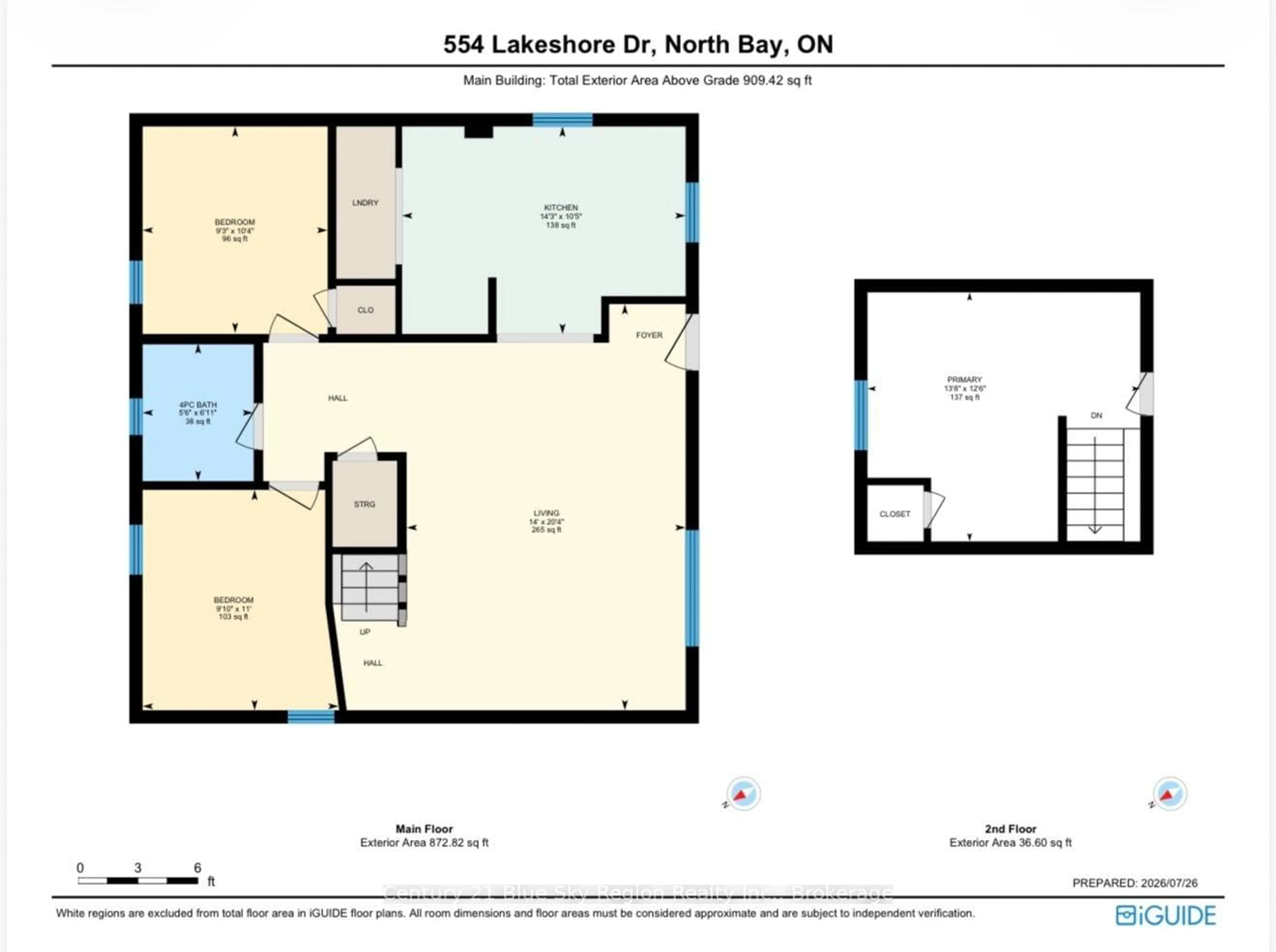 Floor plan for 554 Lakeshore Dr, North Bay Ontario P1A 2E6