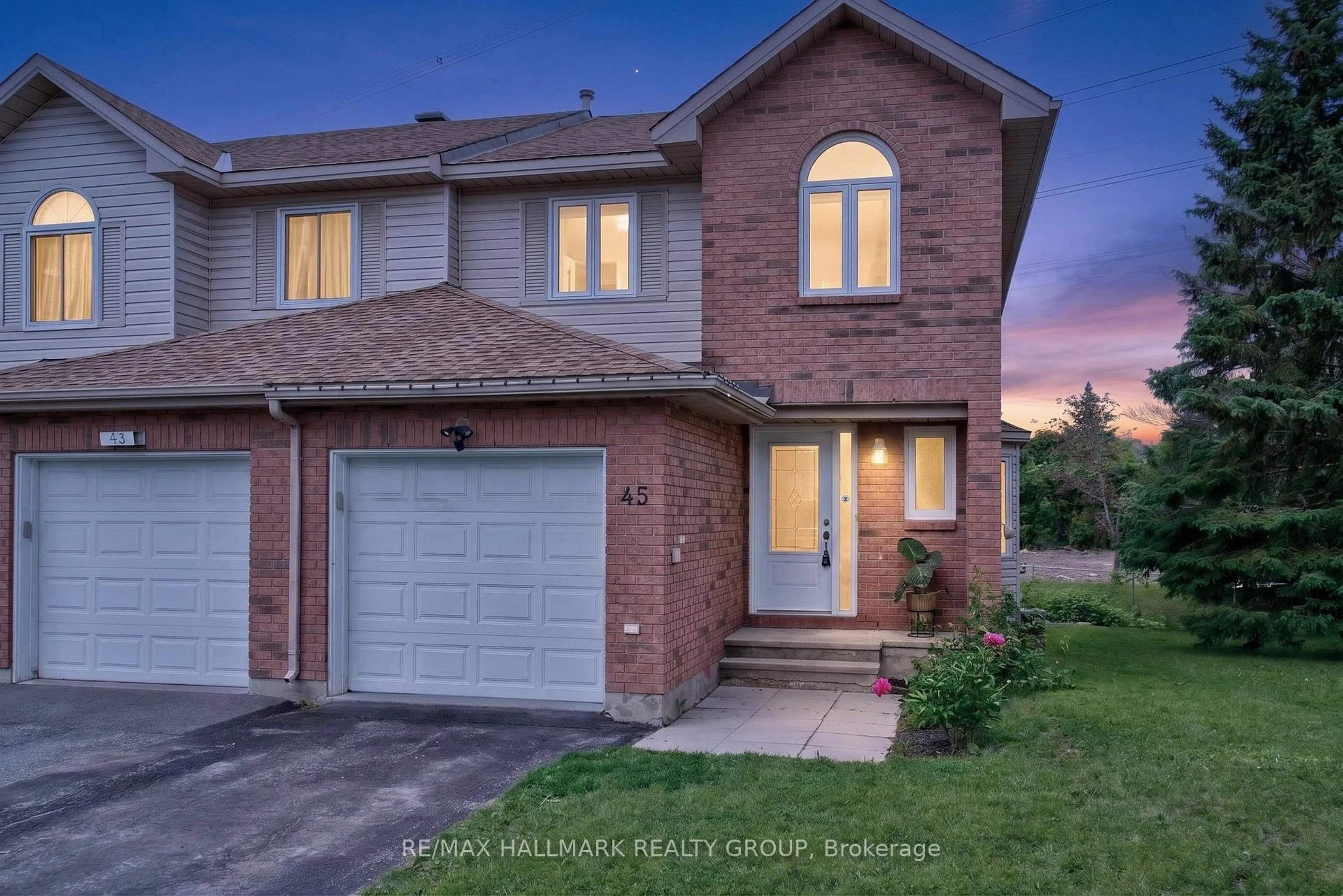 Home with brick exterior material, street for 45 Birchbank Cres, Kanata Ontario K2M 2J8
