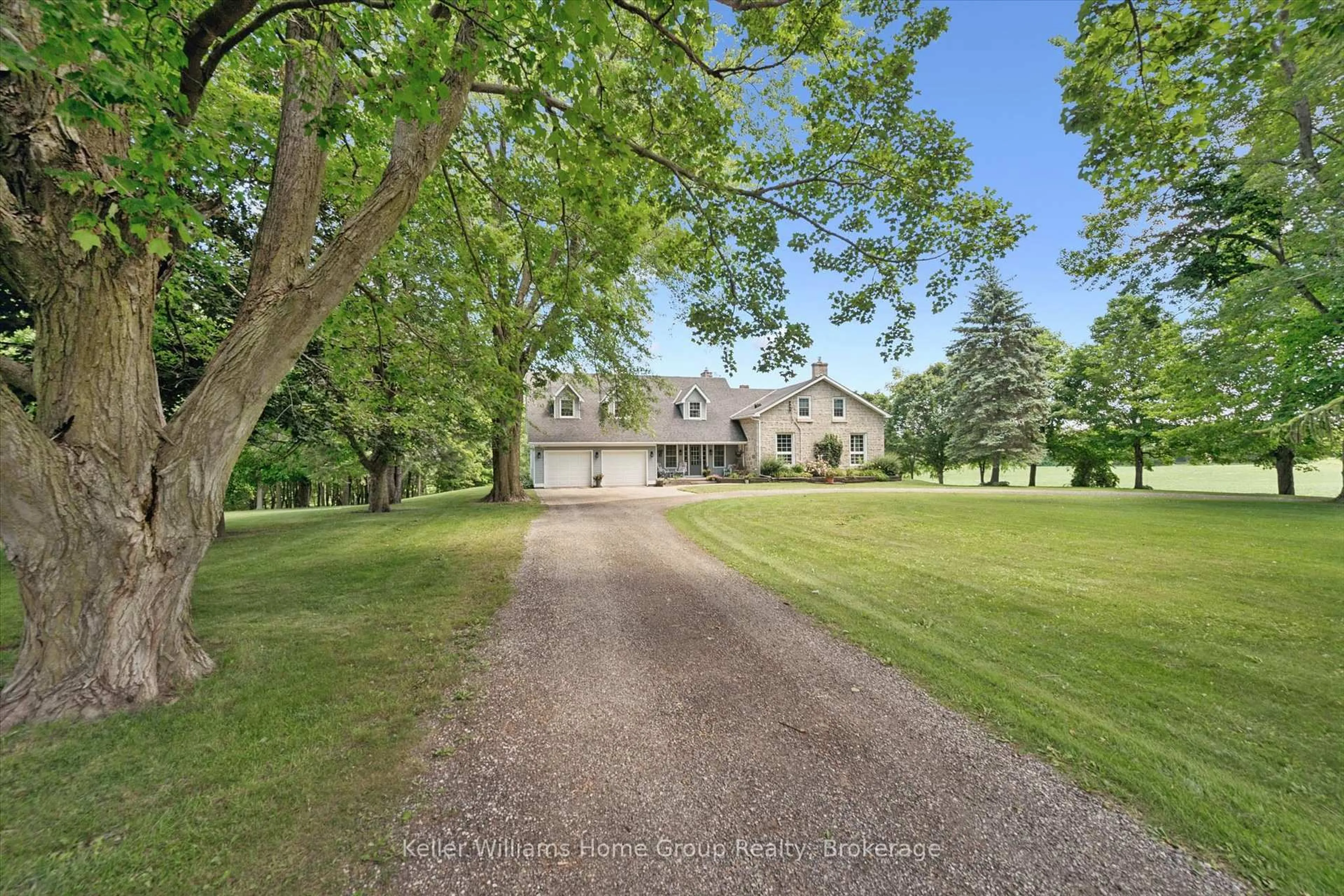 A pic from outside/outdoor area/front of a property/back of a property/a pic from drone, unknown for 996 Scotland St, Centre Wellington Ontario N1M 2W5