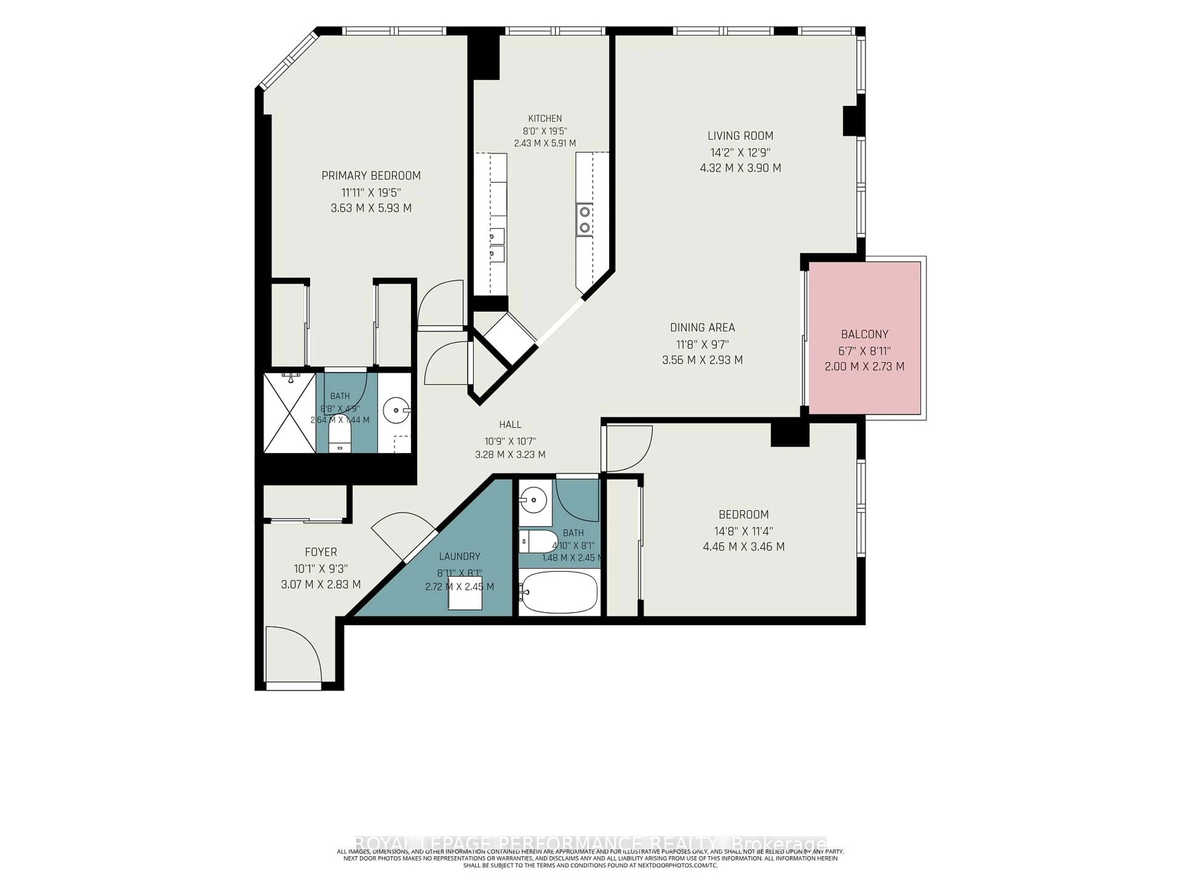 Floor plan for 545 St Laurent Blvd #2702, Ottawa Ontario K1K 4H9