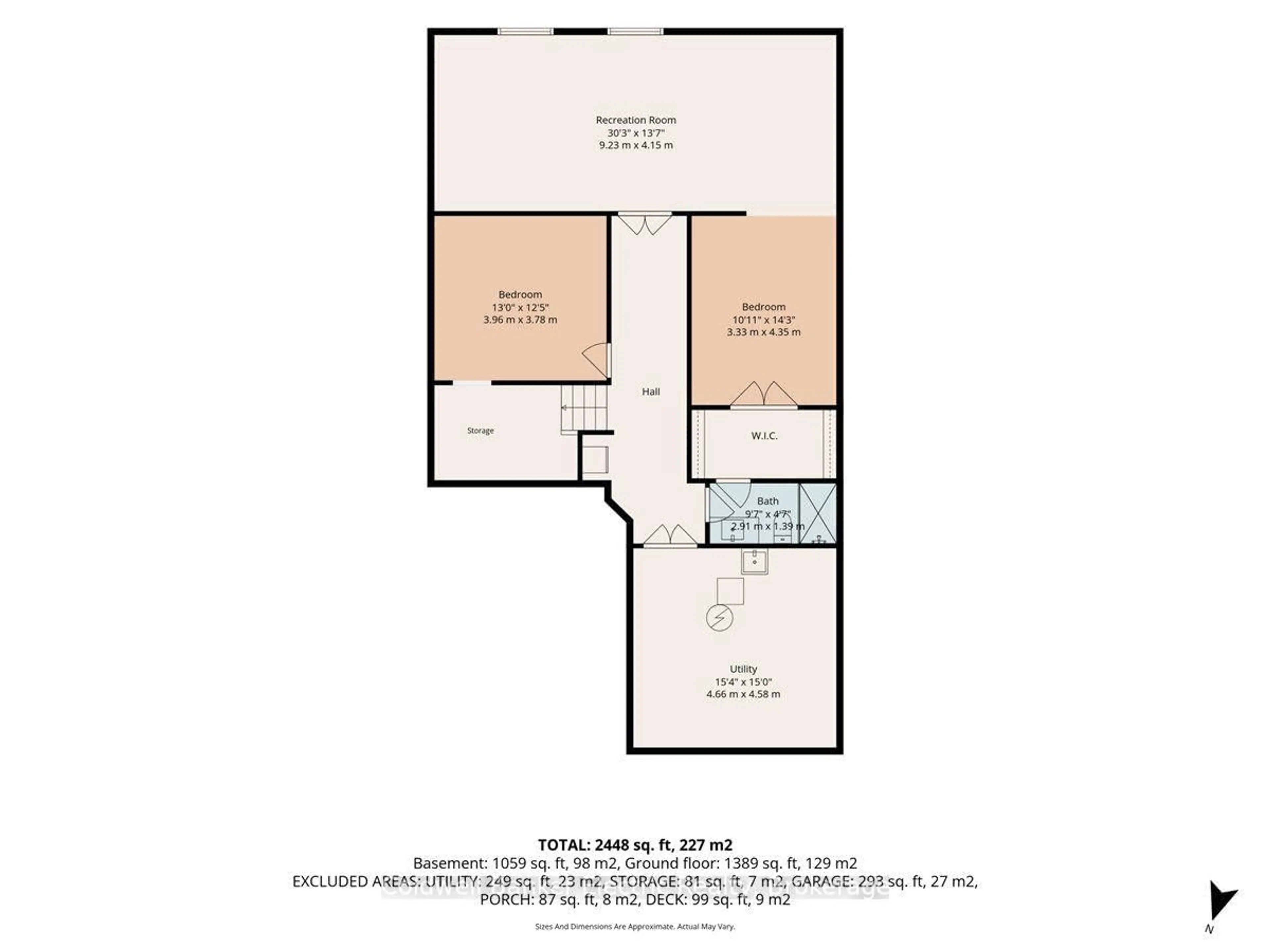 Floor plan for 877 Wentworth St #13, Peterborough Ontario K9J 8R7