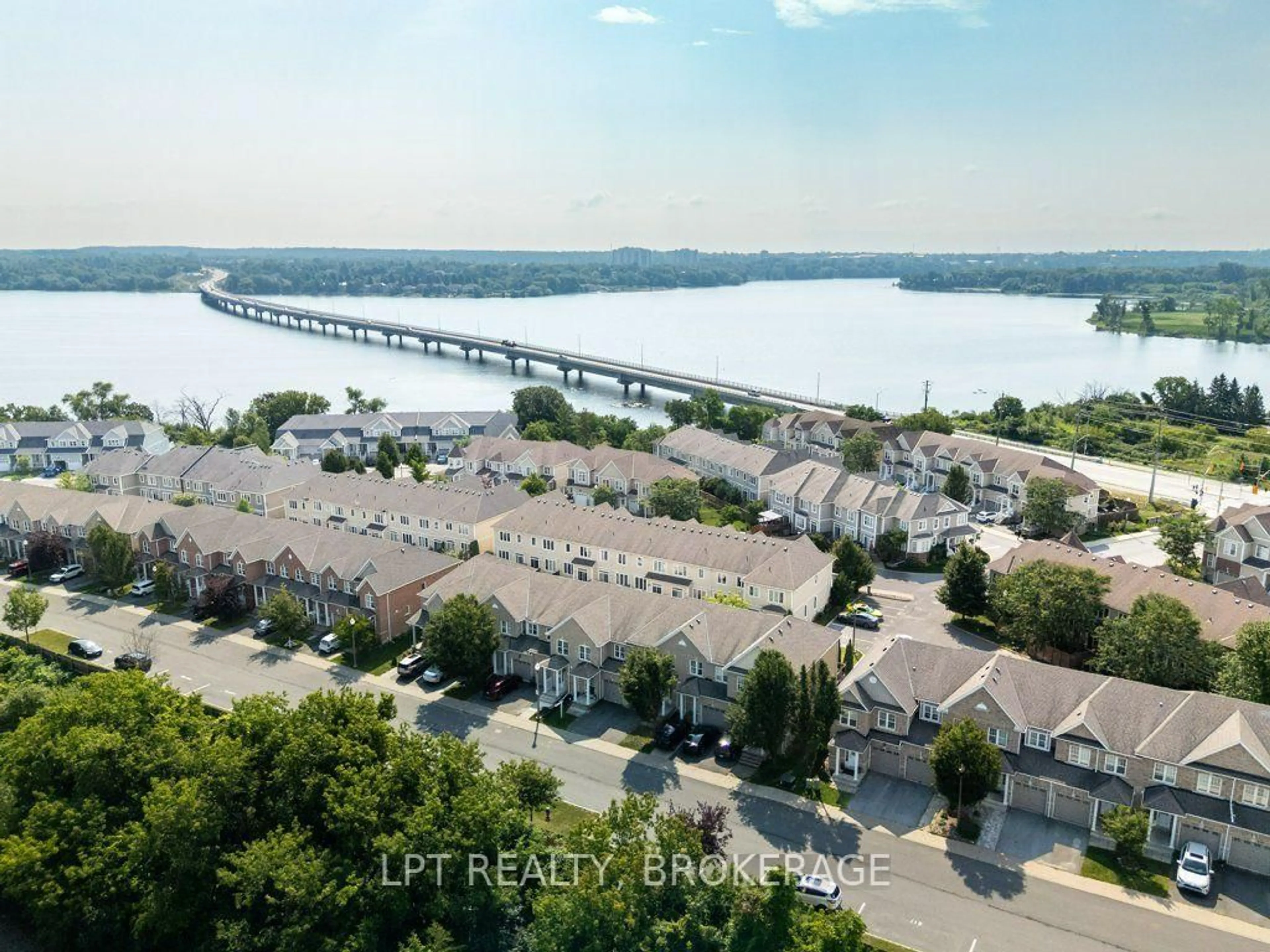 A pic from outside/outdoor area/front of a property/back of a property/a pic from drone, water/lake/river/ocean view for 843 Newmarket Lane, Kingston Ontario K7K 0C8