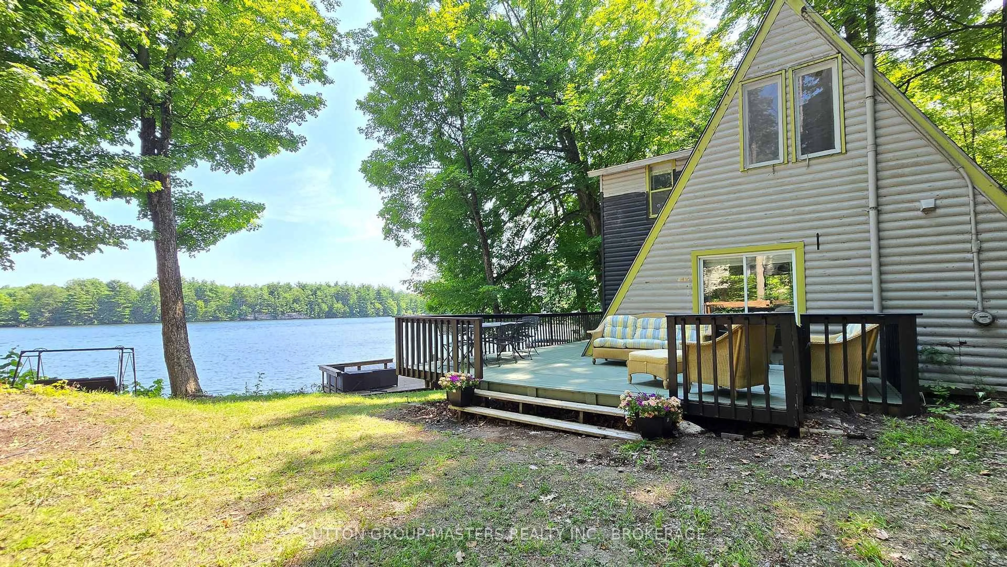 Patio, water/lake/river/ocean view for 4264 Melody Lodge Lane, Battersea Ontario K0H 1H0