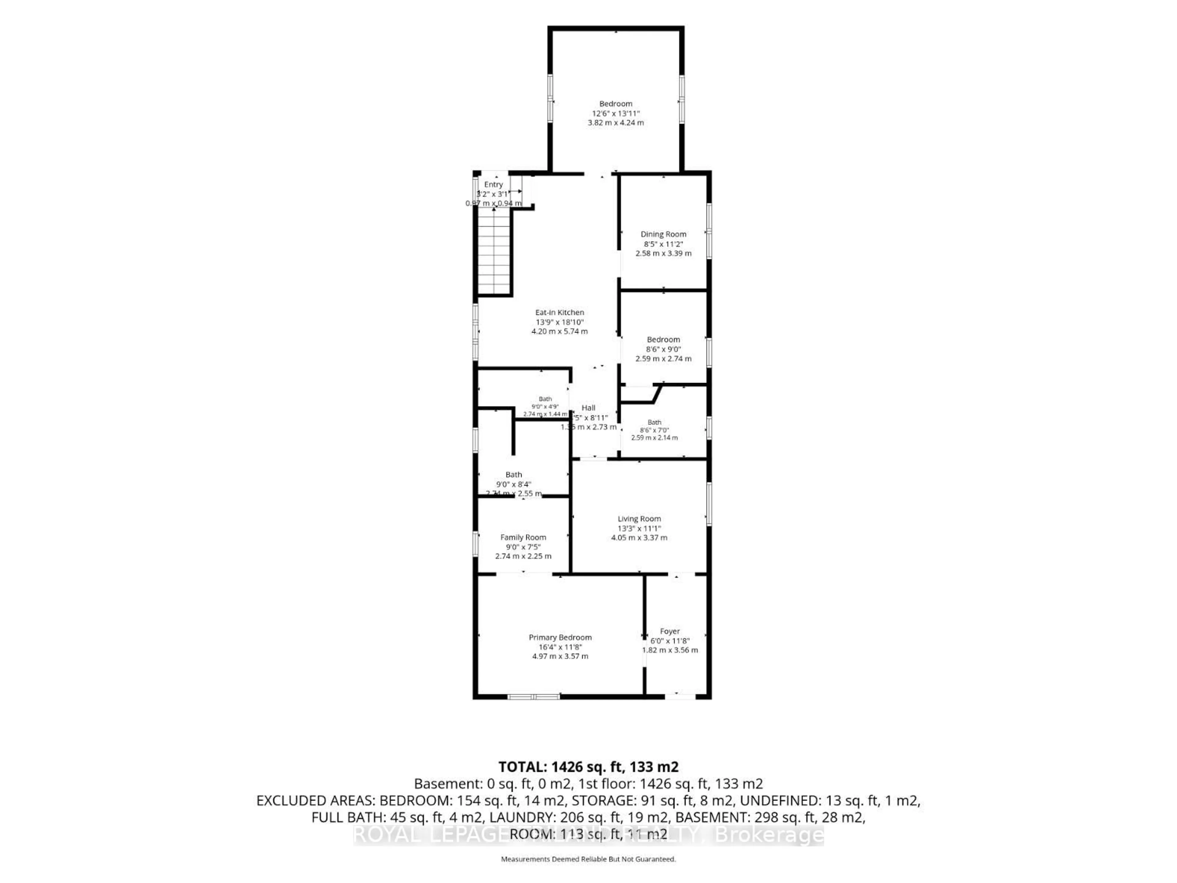 Floor plan for 650 Oxford St, London East Ontario N5Y 3J4