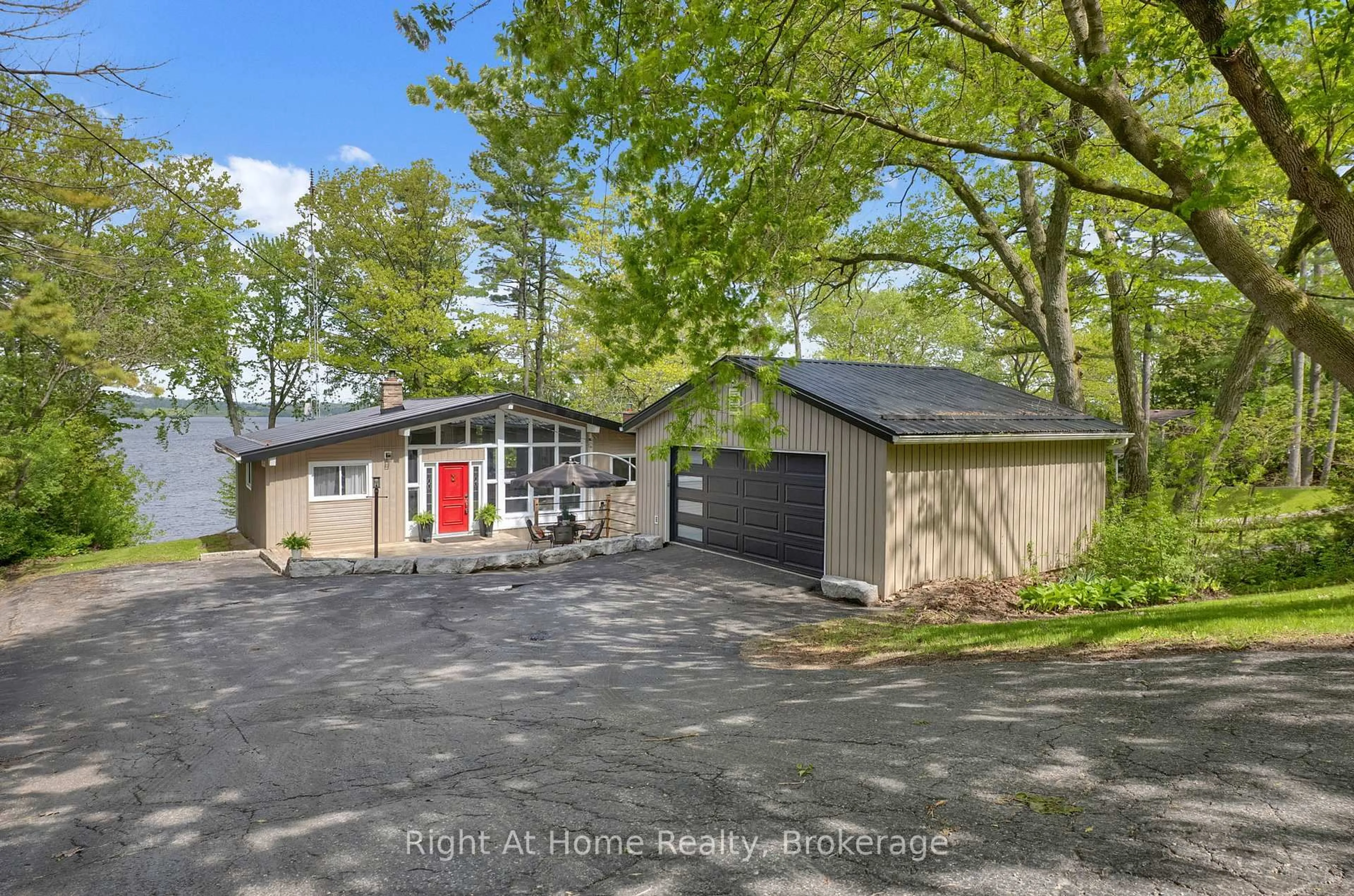 A pic from outside/outdoor area/front of a property/back of a property/a pic from drone, street for 7508 Bamsey Dr, Hamilton Township Ontario K0L 1E0