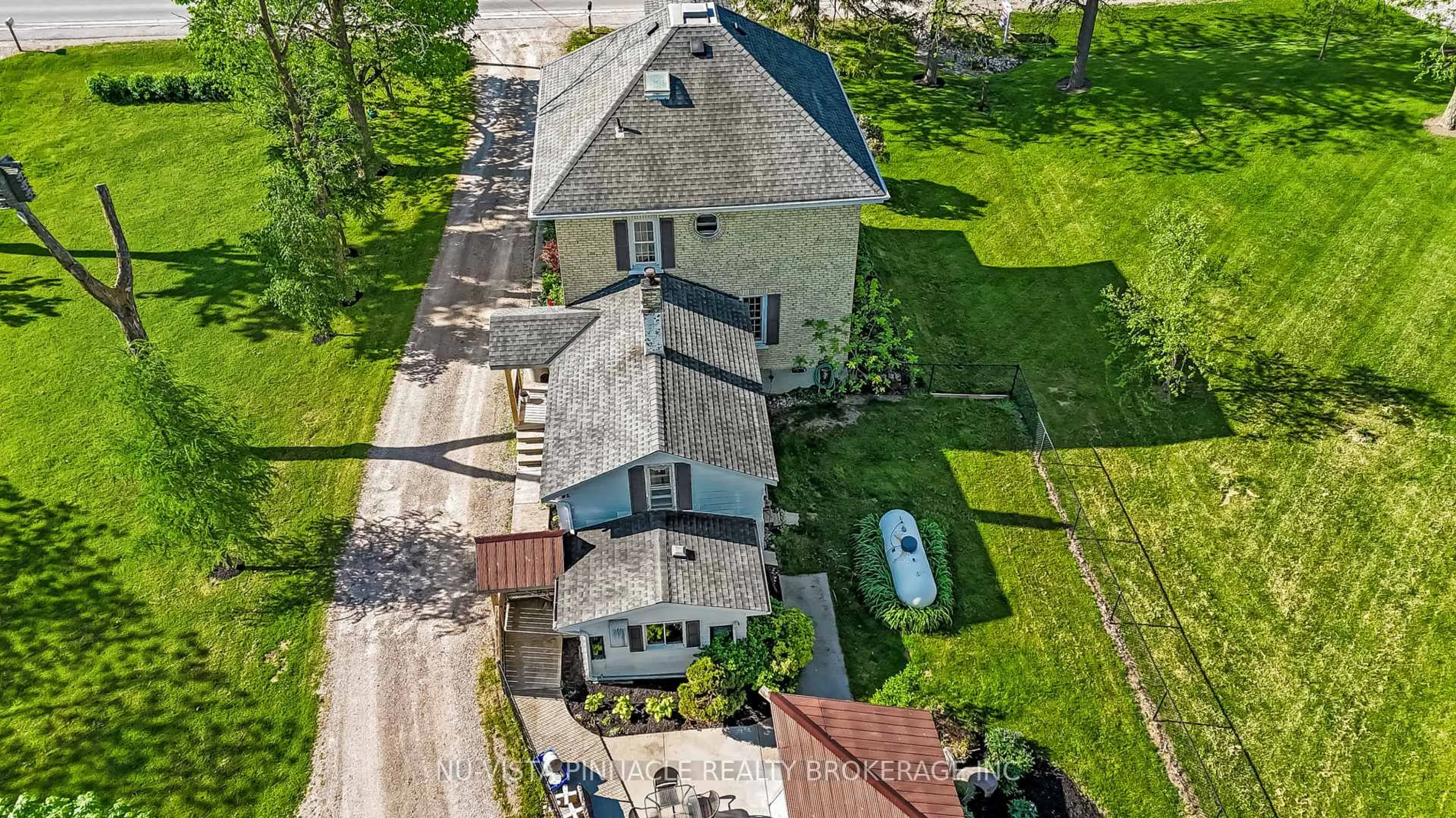 A pic from outside/outdoor area/front of a property/back of a property/a pic from drone, street for 4378 Mcgillivray Dr, North Middlesex Ontario N0M 1A0
