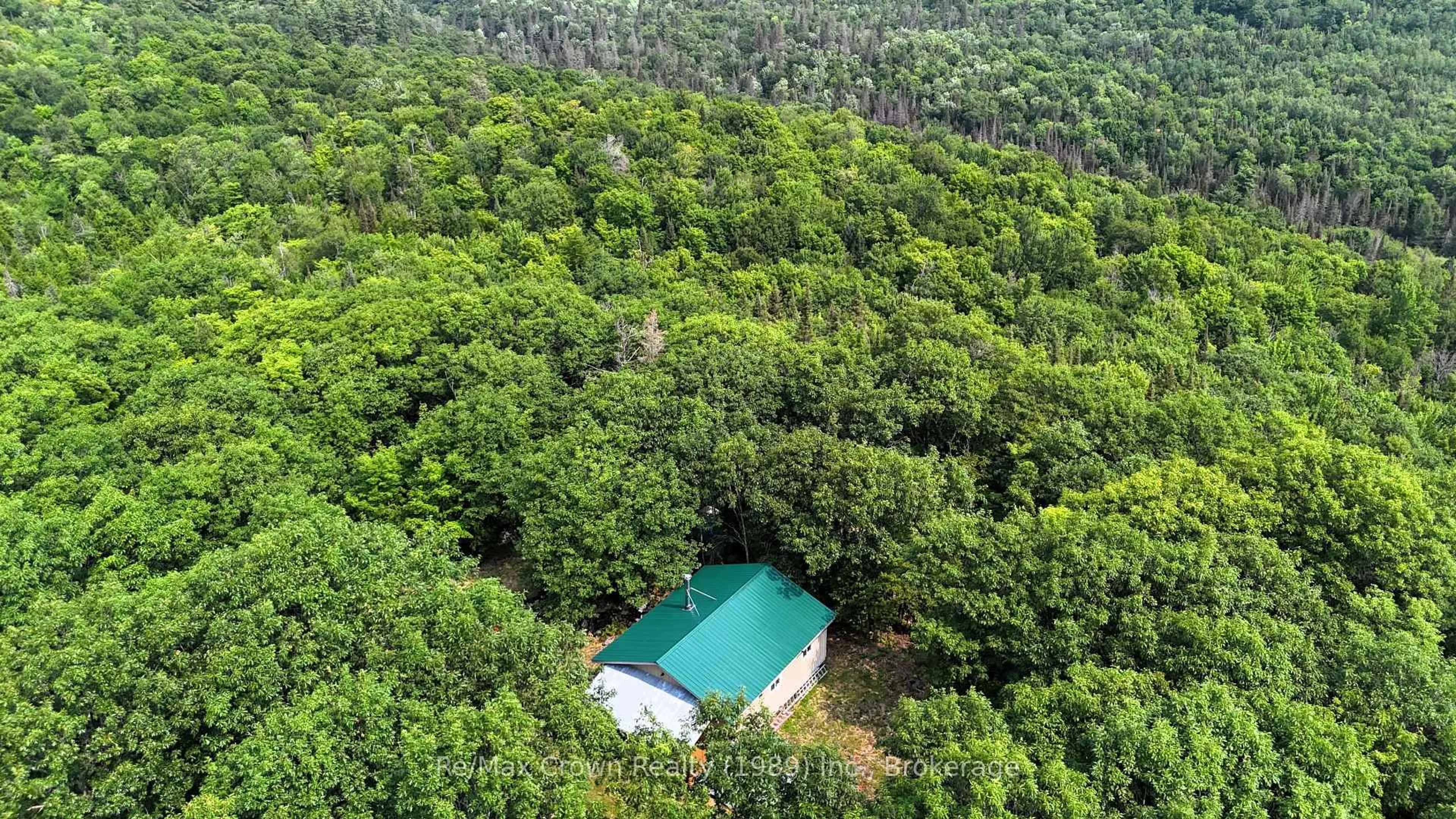 A pic from outside/outdoor area/front of a property/back of a property/a pic from drone, forest/trees view for 00 534 Highway, Nipissing Ontario P0H 1W0