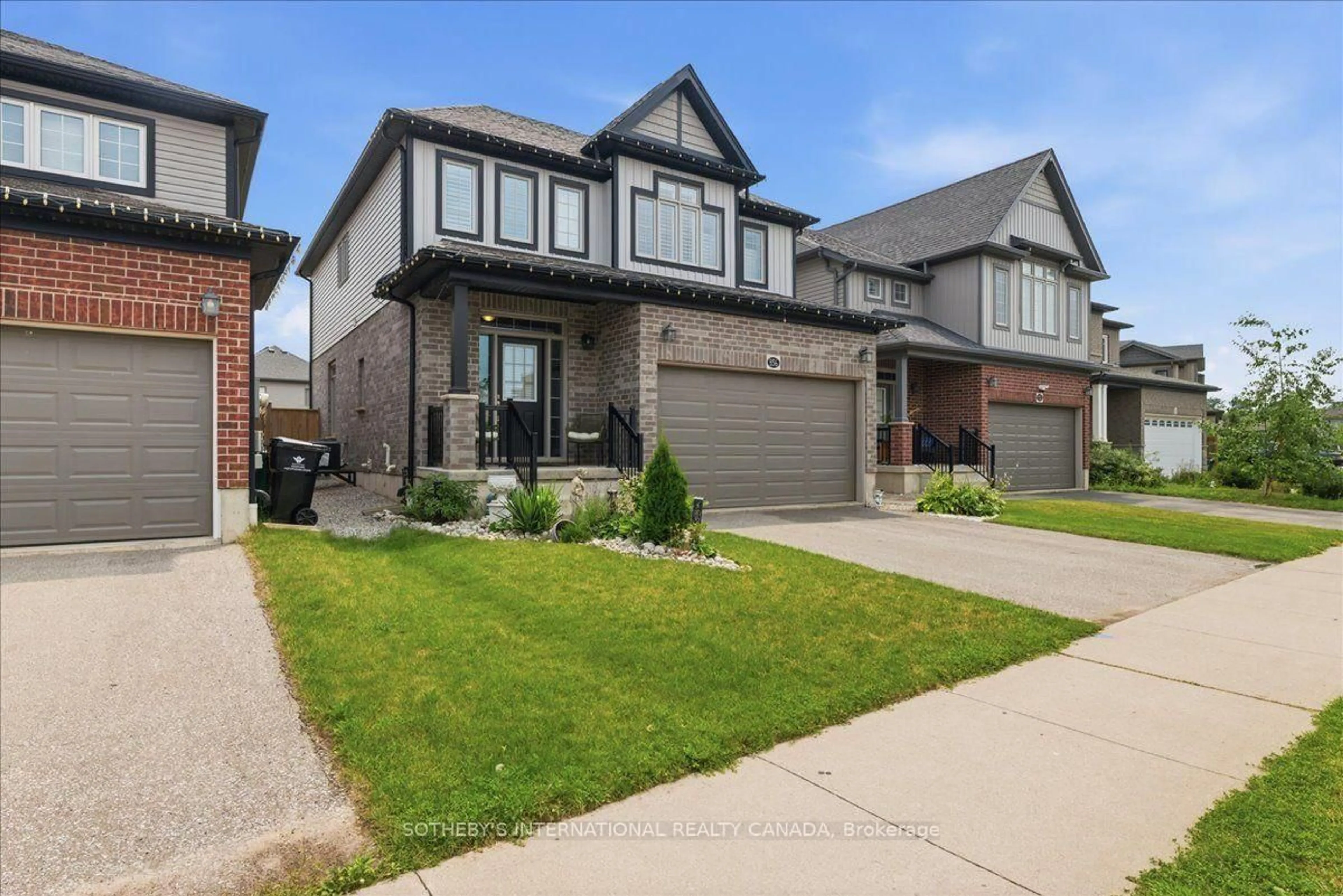Home with brick exterior material, street for 356 Freure Dr, Cambridge Ontario N1S 0B5