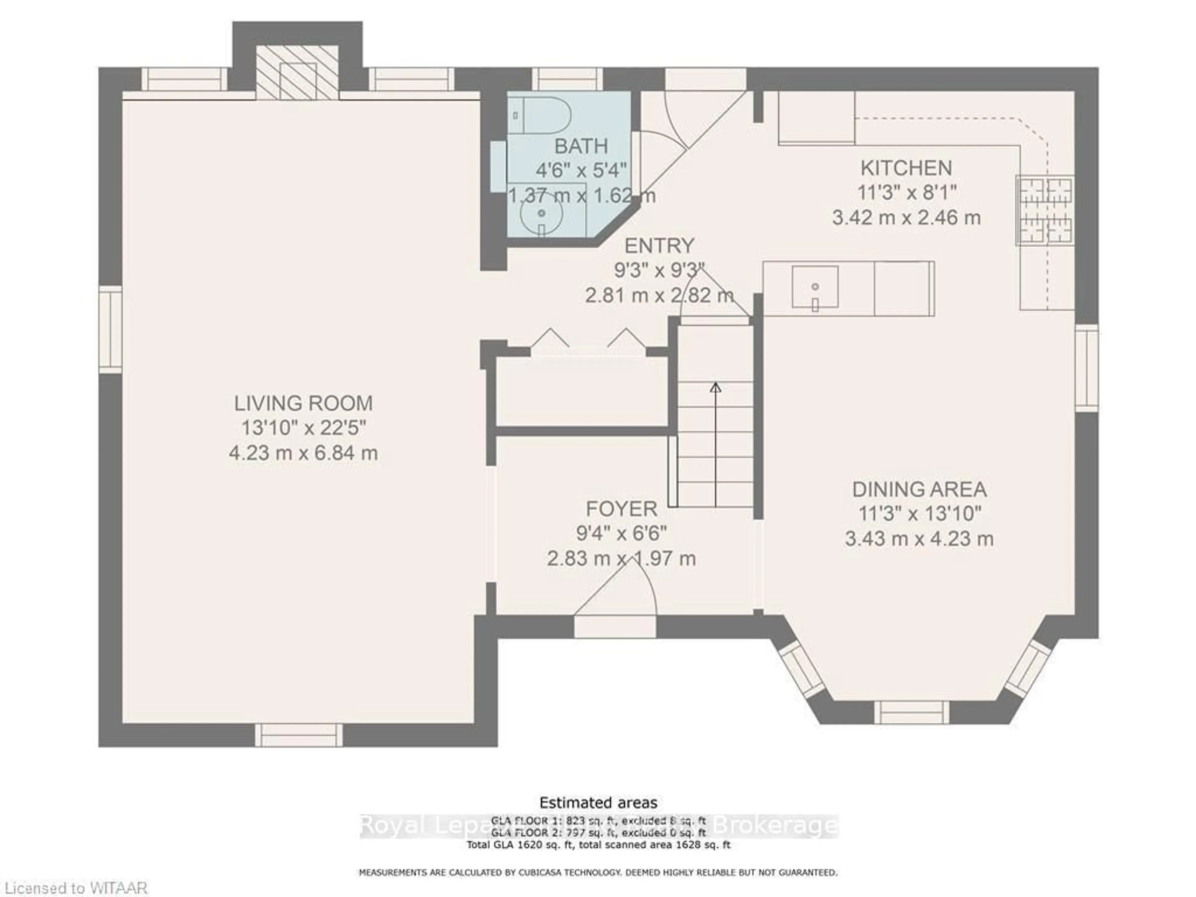 Floor plan for 86 Victoria St, Woodstock Ontario N4S 6V3
