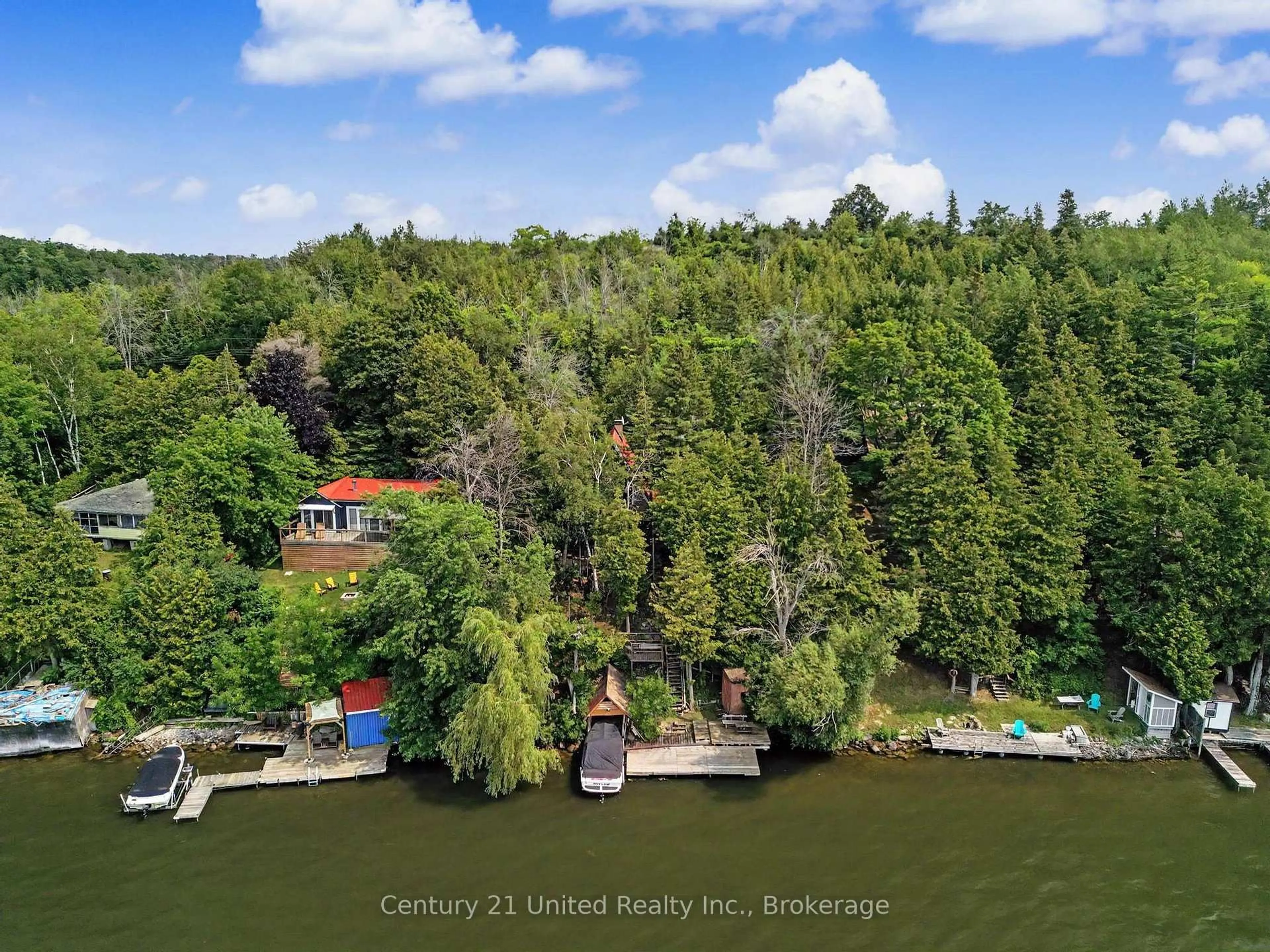 A pic from outside/outdoor area/front of a property/back of a property/a pic from drone, water/lake/river/ocean view for 176 Robins Rd, Alnwick/Haldimand Ontario K0K 2X0