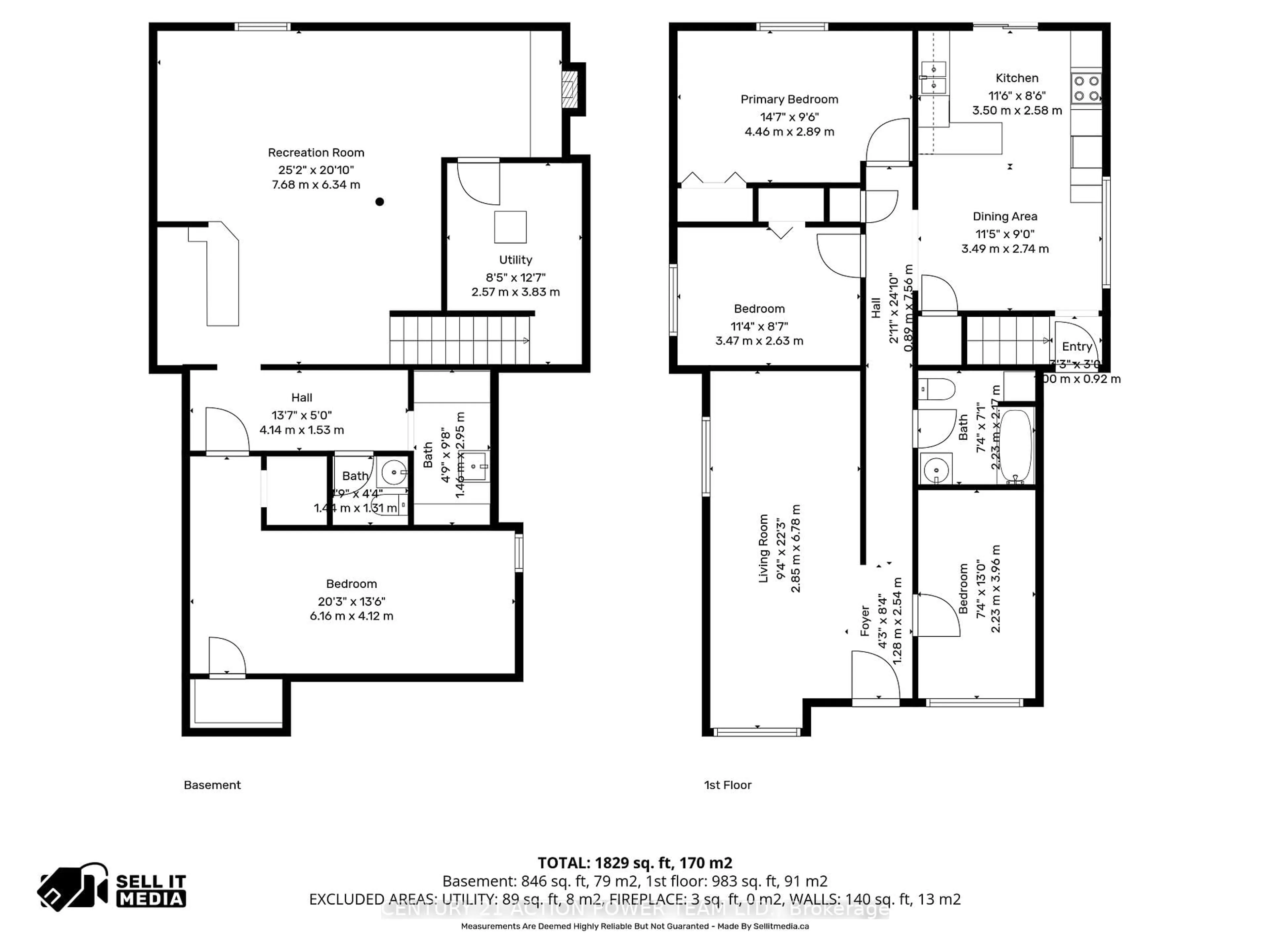 Floor plan for 983 Chapman St, Clarence-Rockland Ontario K4K 1E6