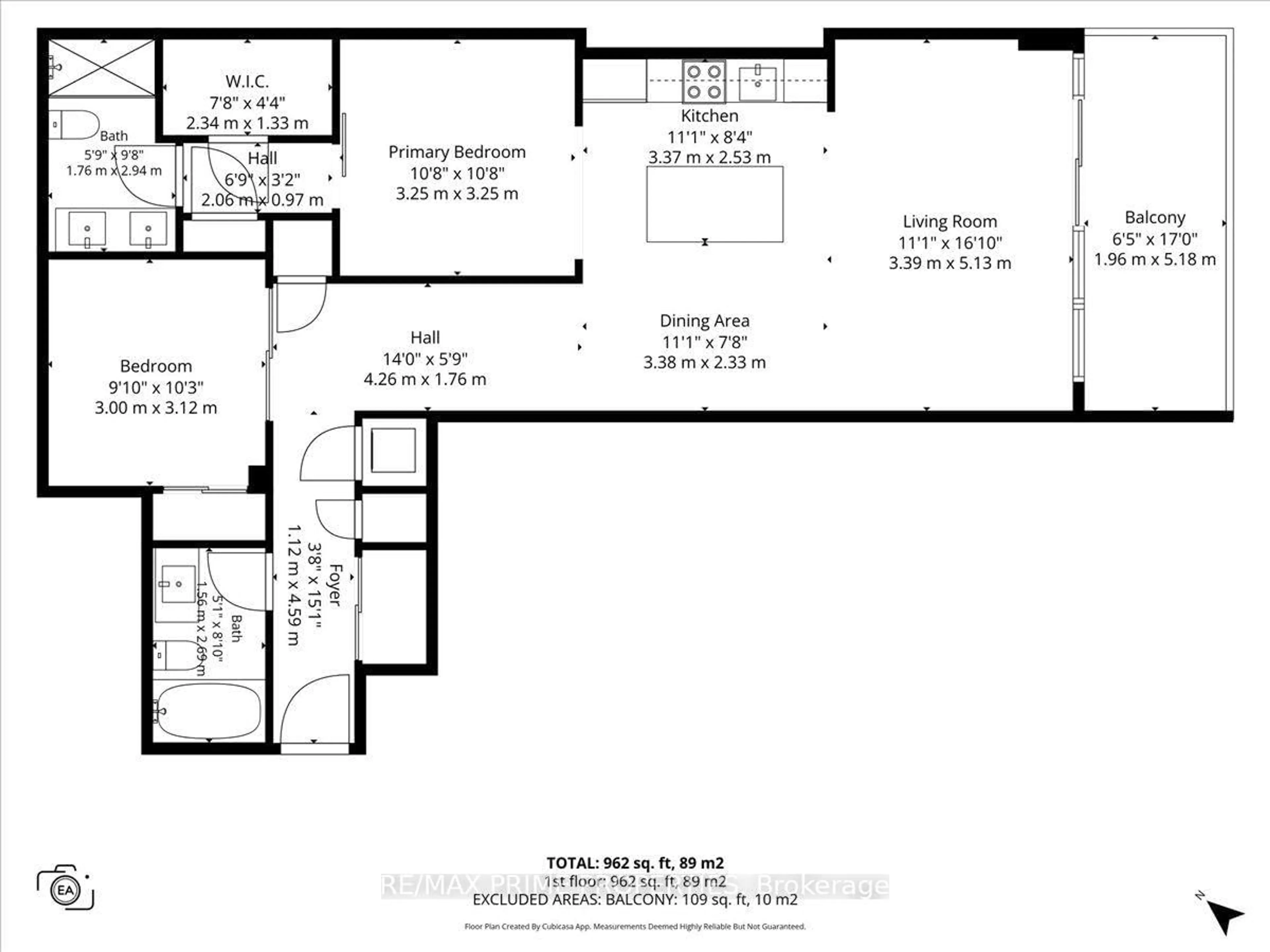 Floor plan for 98 Richmond Rd #606, Ottawa Ontario K1Z 6V9