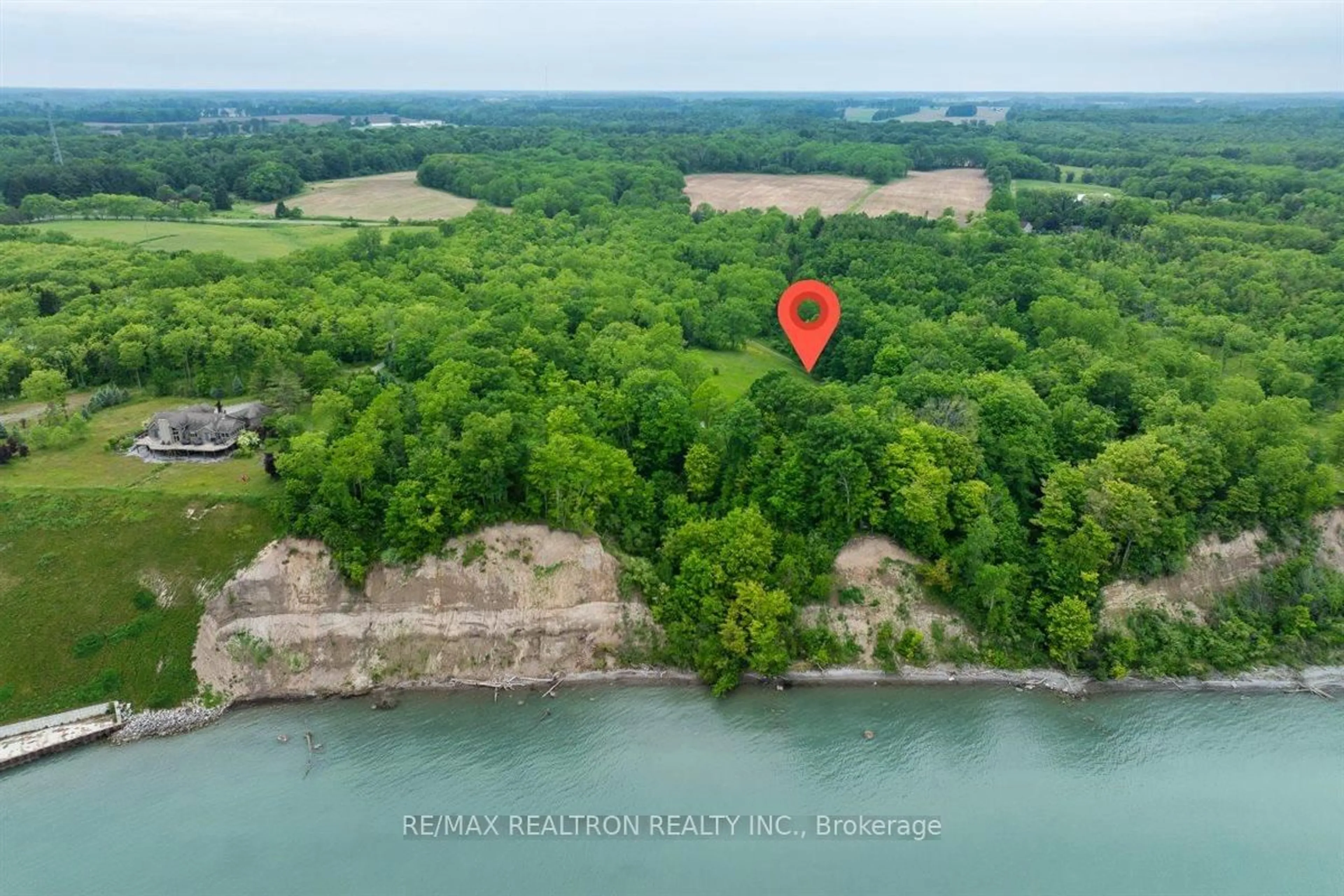 A pic from outside/outdoor area/front of a property/back of a property/a pic from drone, water/lake/river/ocean view for 2740 Front Rd, Norfolk Ontario N0E 1W0