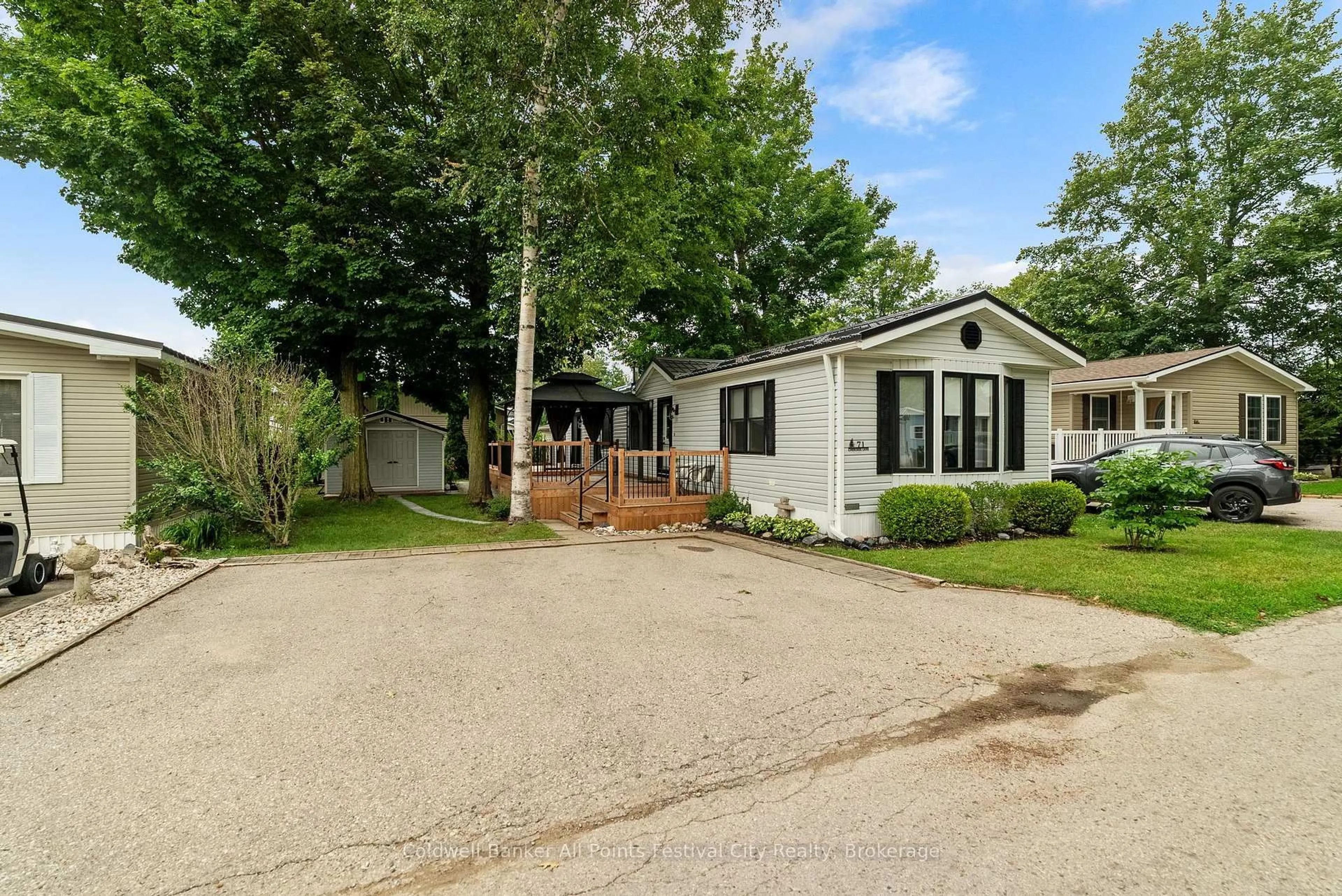 A pic from outside/outdoor area/front of a property/back of a property/a pic from drone, street for 71 Cherokee Lane, Ashfield-Colborne-Wawanosh Ontario N7A 3Y2