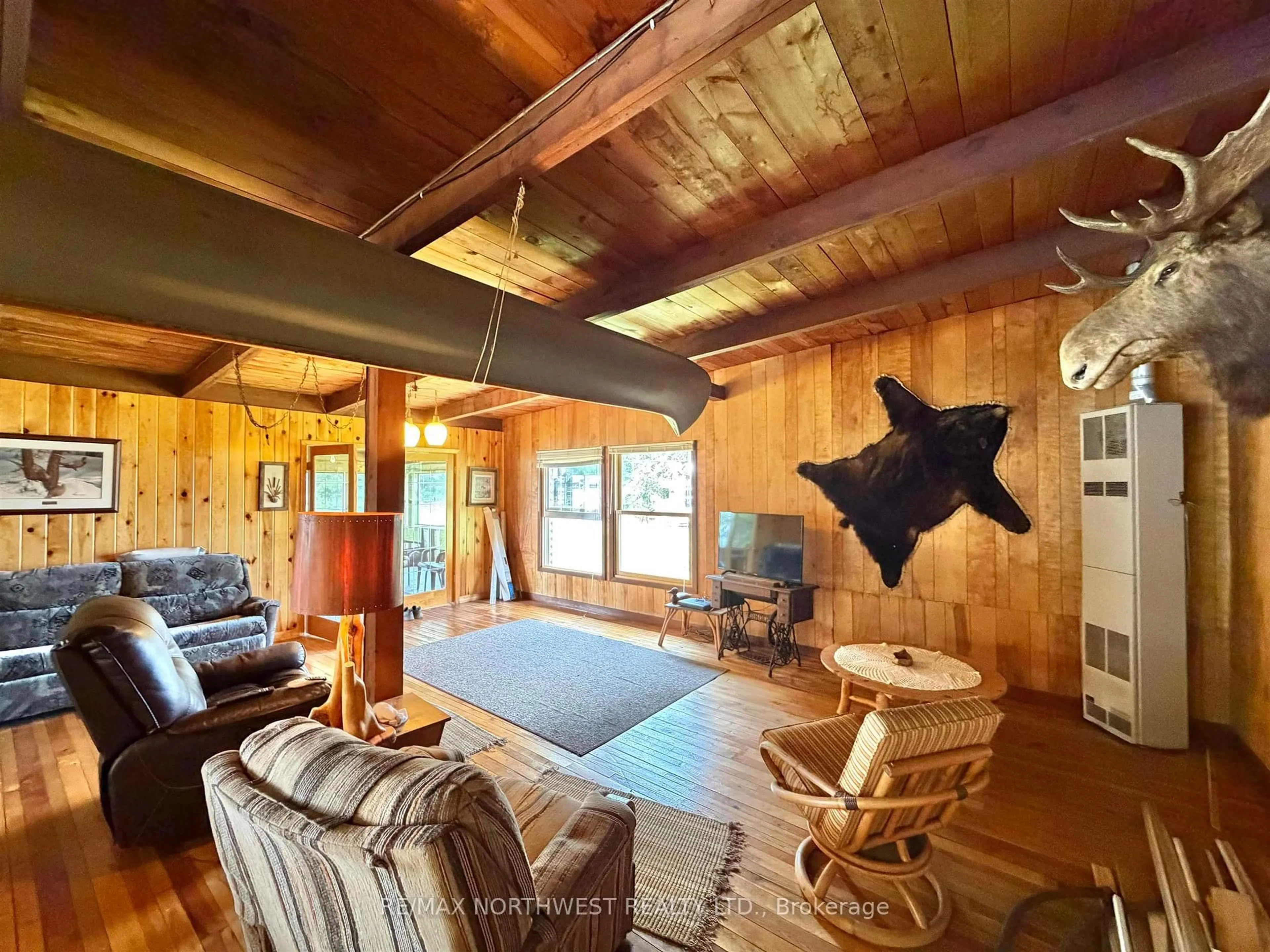 Living room with furniture, unknown for 11760A PCL Red Gut, Rainy River Remote Area Ontario P9A 3M3