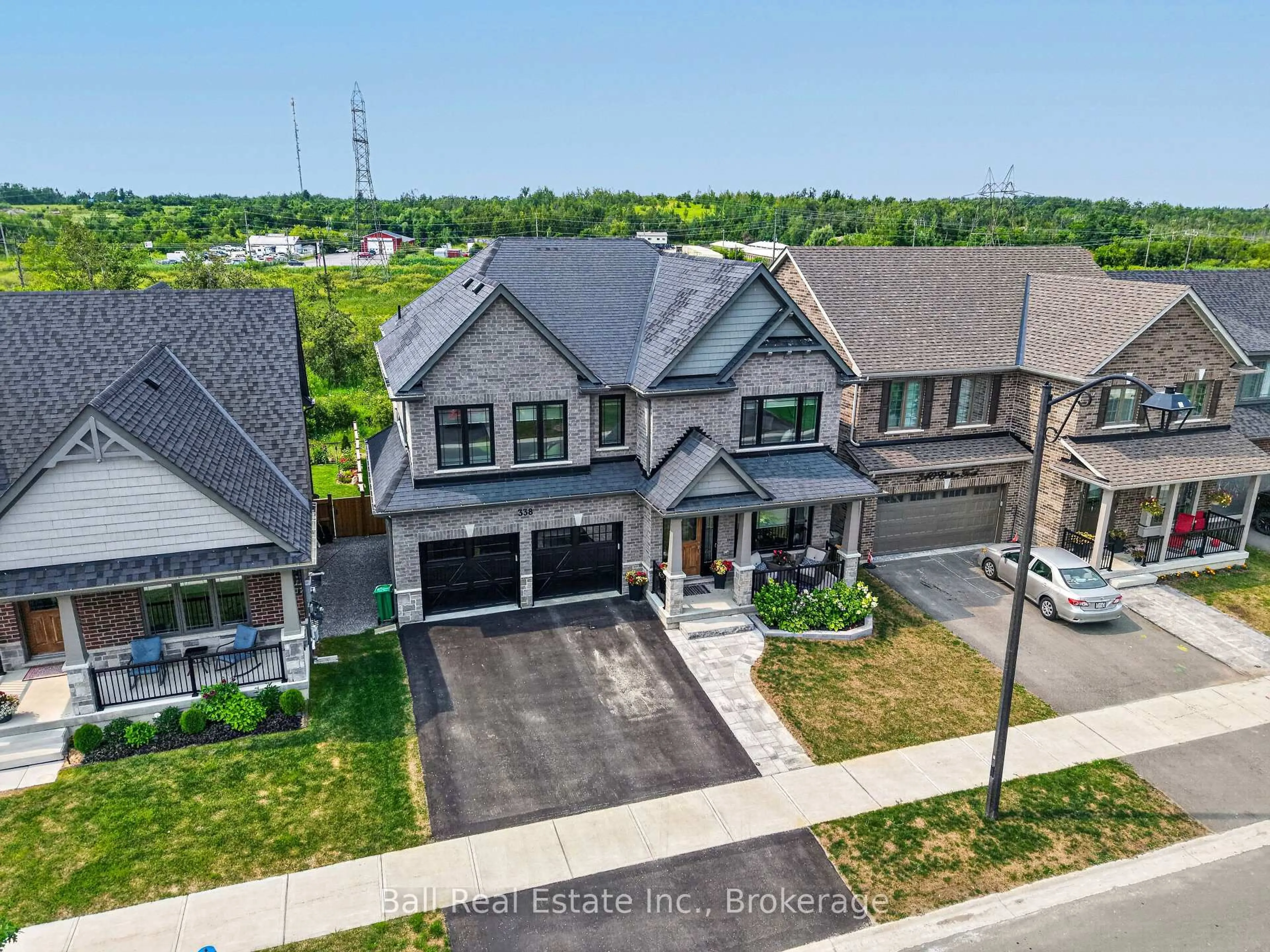 A pic from outside/outdoor area/front of a property/back of a property/a pic from drone, street for 338 Cullen Tr, Peterborough Ontario K9H 0J9