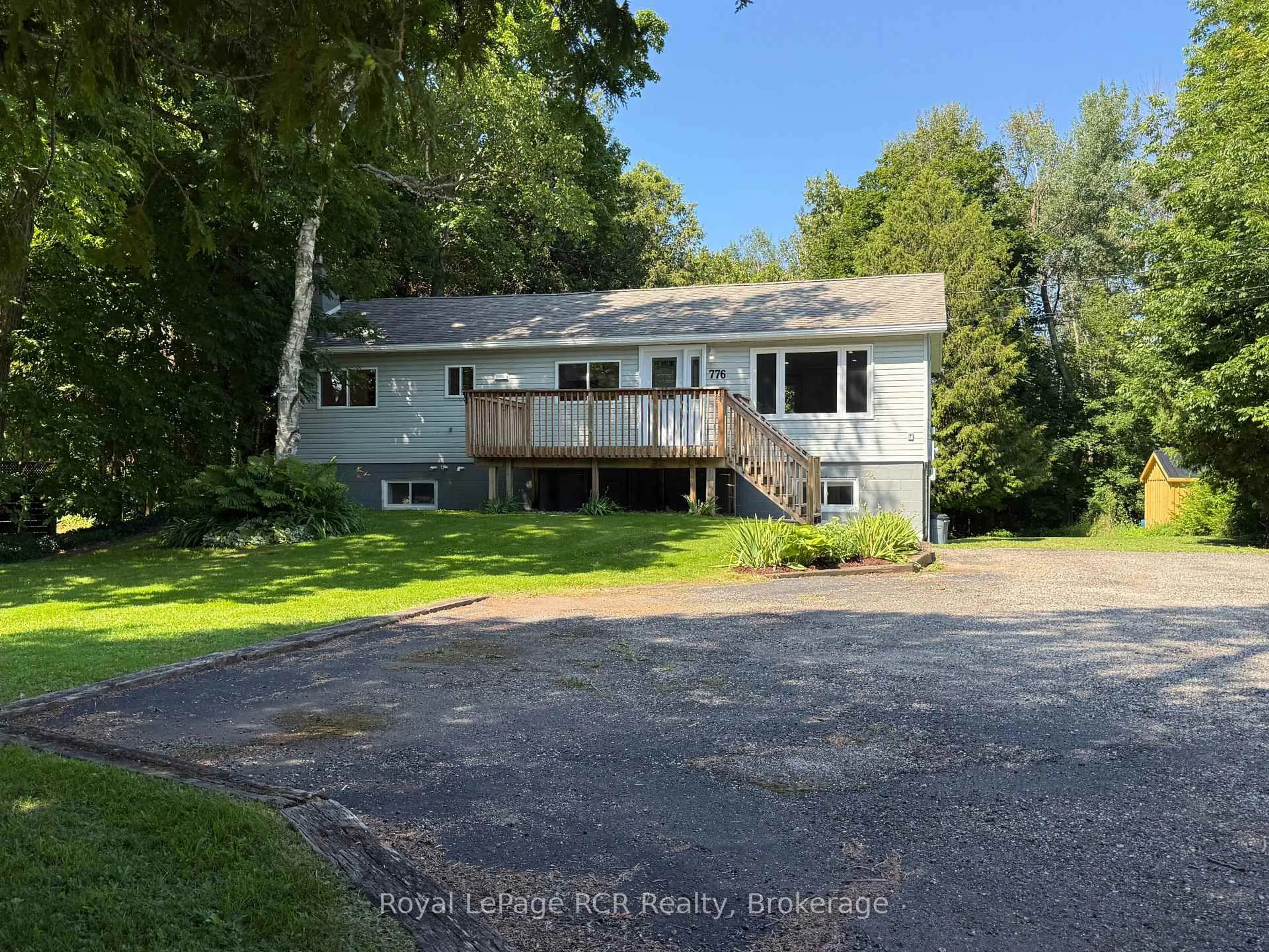 A pic from outside/outdoor area/front of a property/back of a property/a pic from drone, unknown for 776 Gould St, South Bruce Peninsula Ontario N0H 2T0
