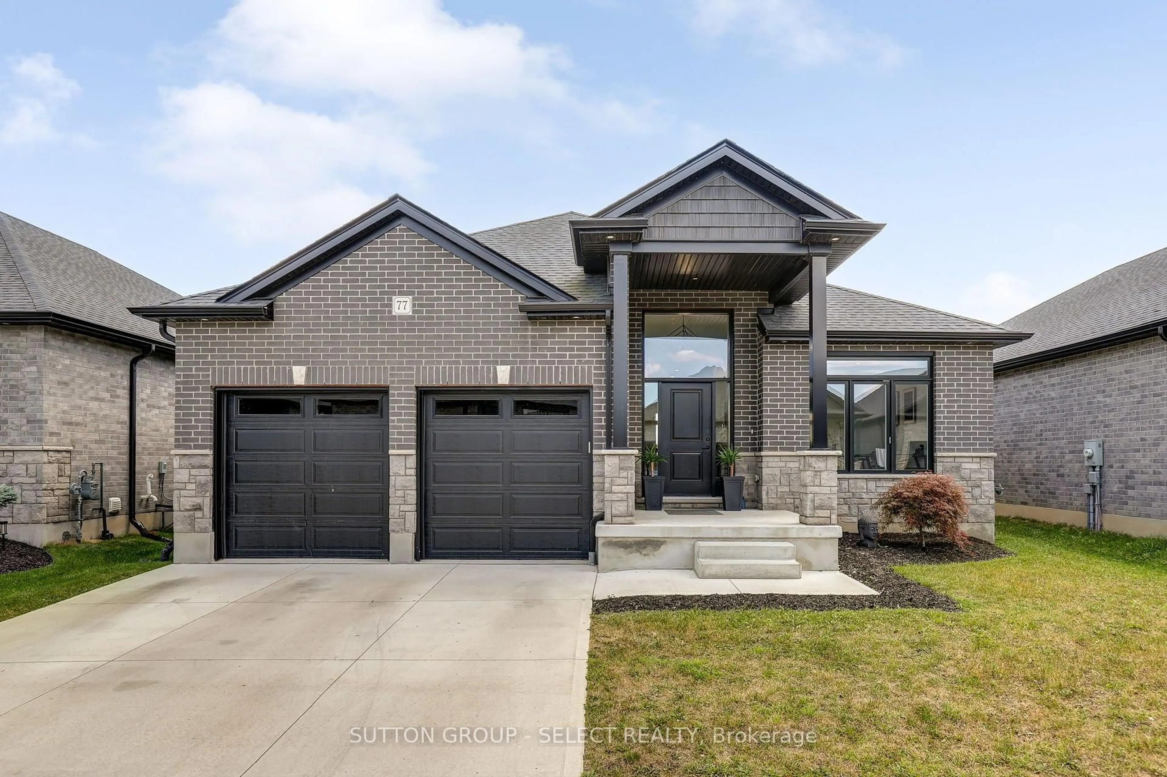 Home with brick exterior material, street for 383 DAVENTRY Way #77, Middlesex Centre Ontario N0L 1R0