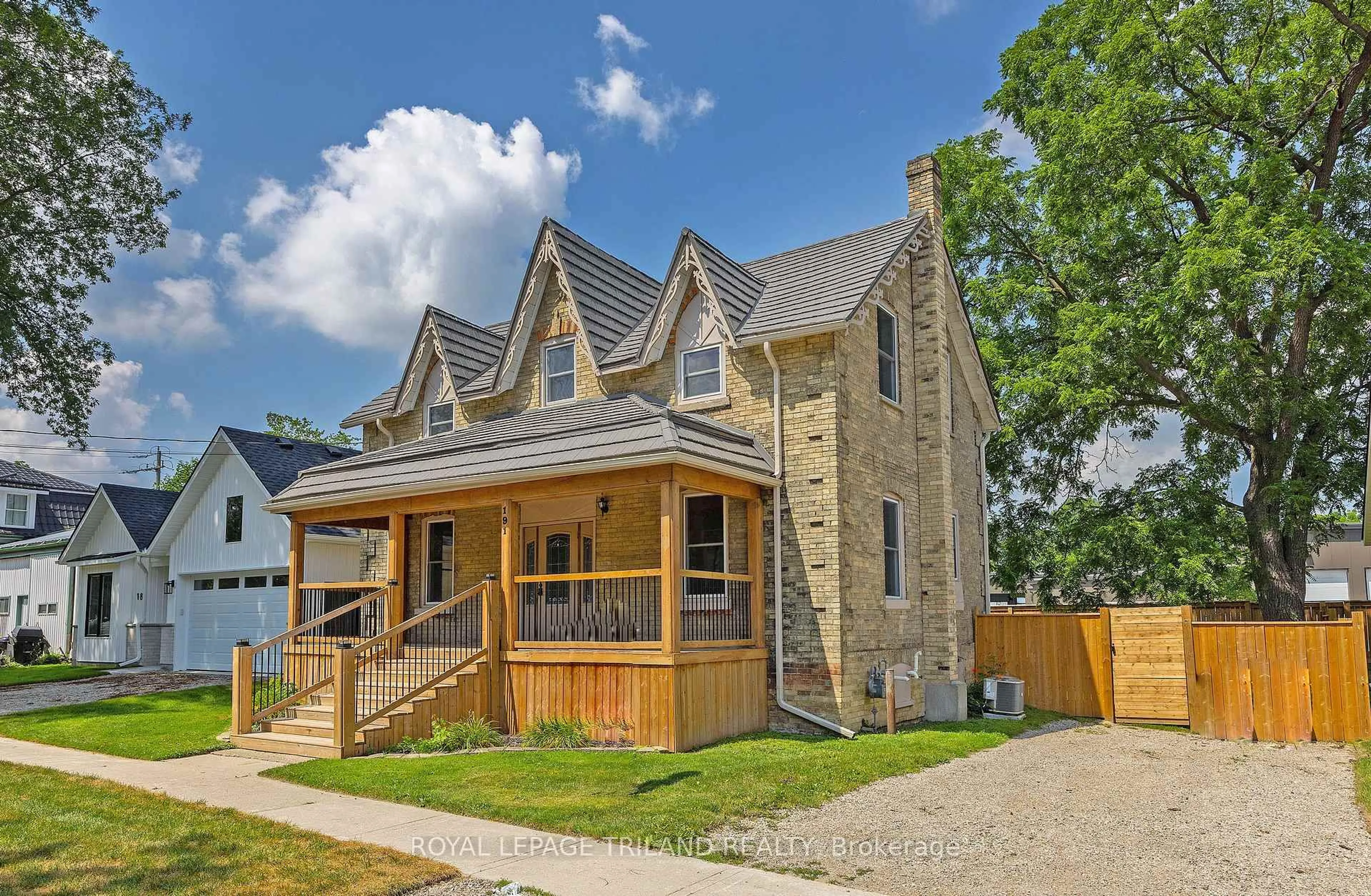 Home with brick exterior material, street for 191 Catherine St, North Middlesex Ontario N0M 2K0