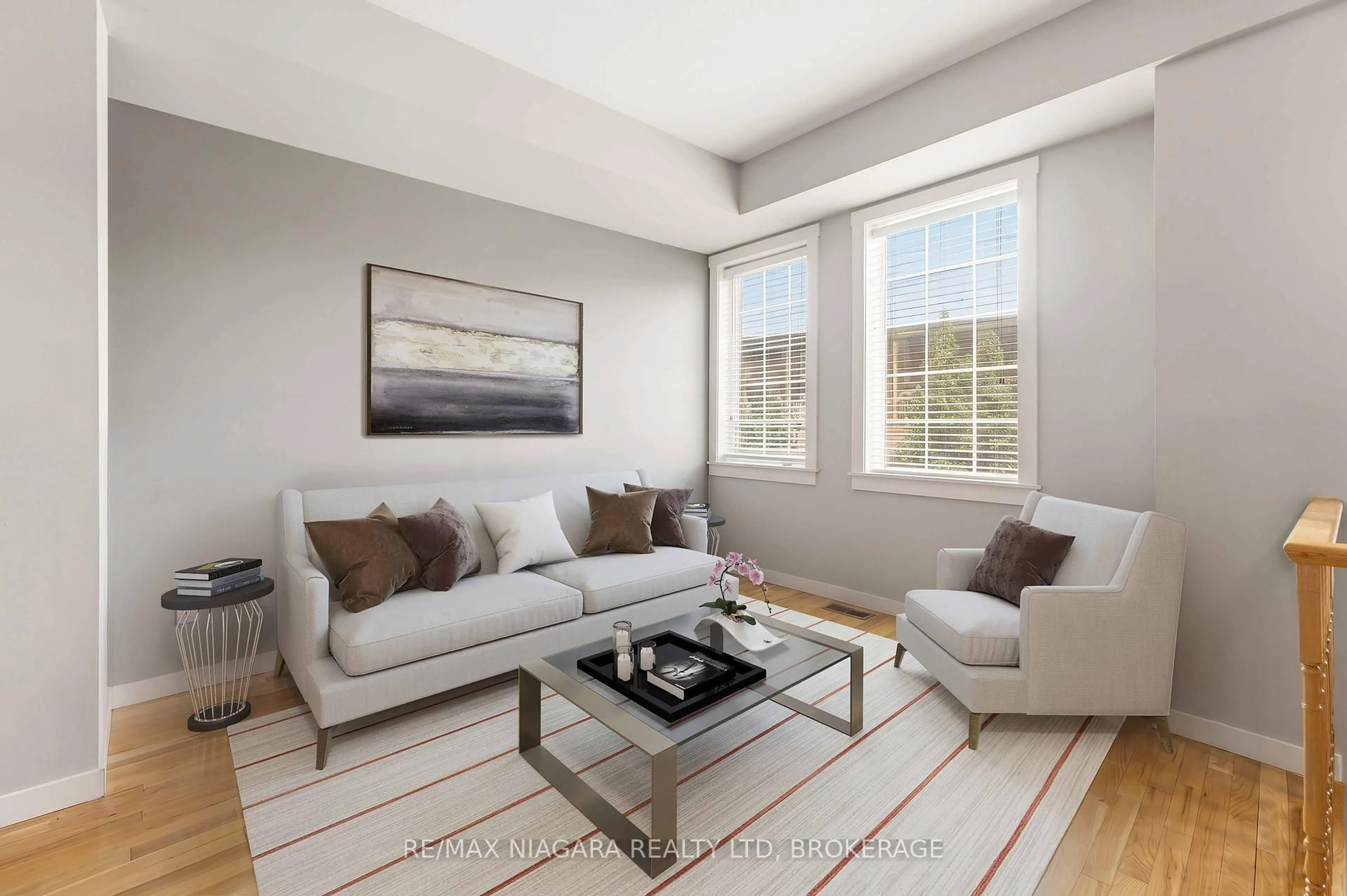 Living room with furniture, unknown for 49 Ontario St #2, Grimsby Ontario L3M 3H2